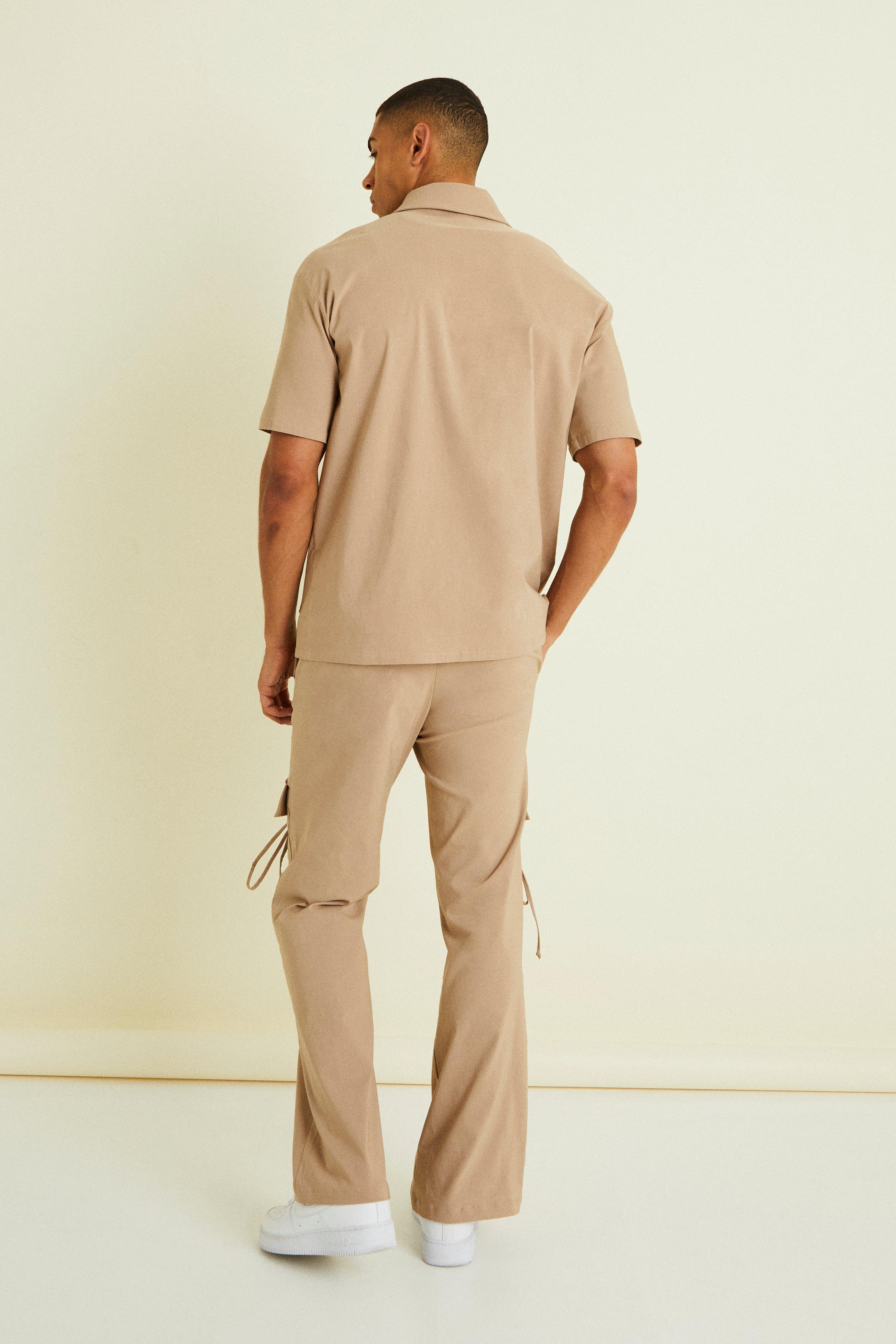 Pantalon cargo avec online chemise