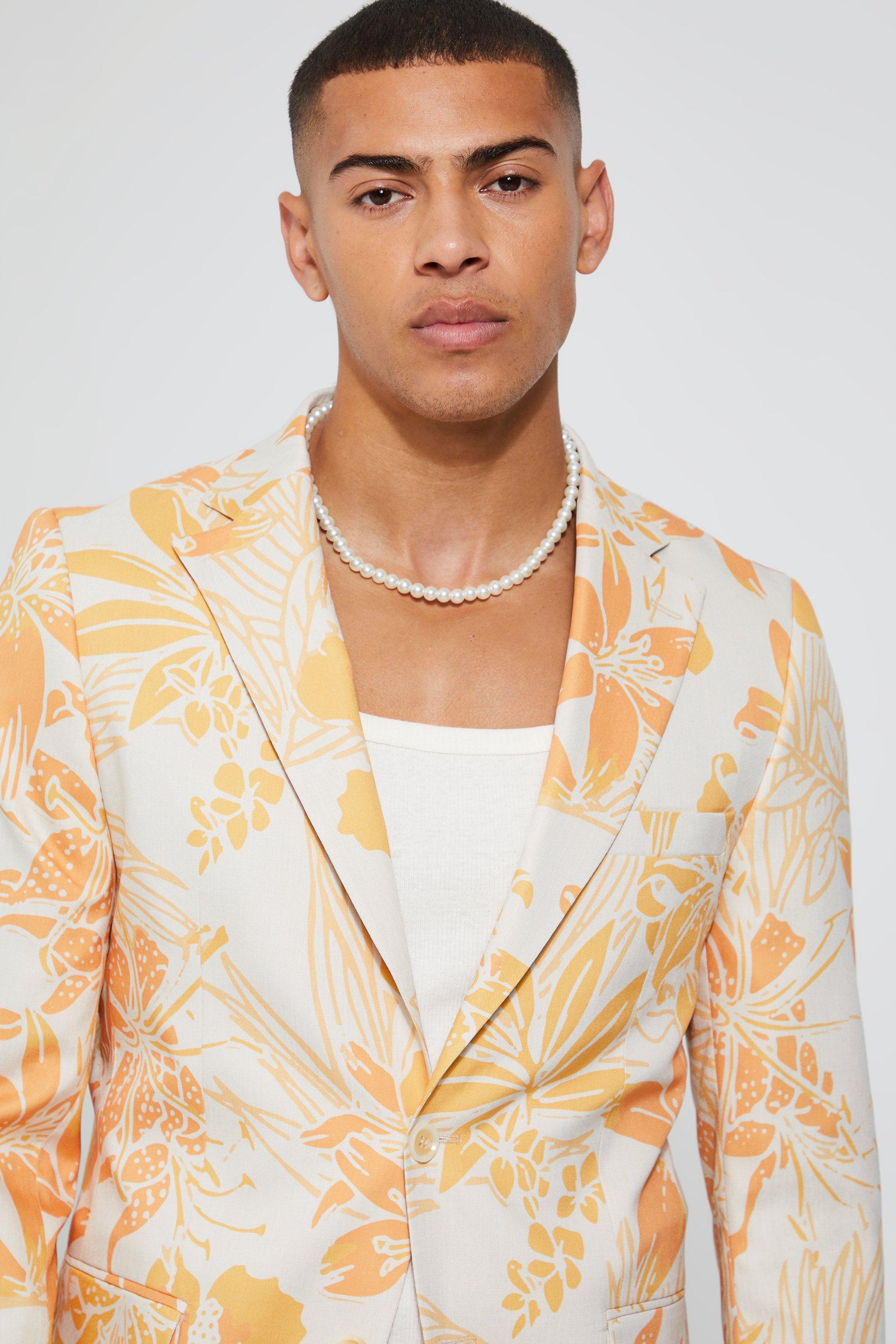 Floral blazer sale mens uk