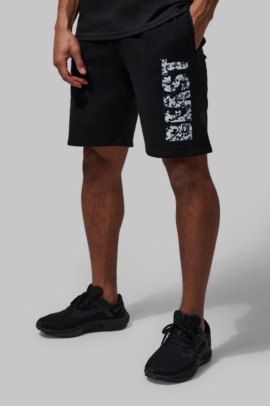 Black schwarz Man Active X Beast Gym Shorts