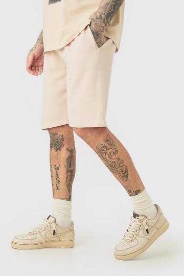 Tall Regular Fit Jersey Knit Short sand