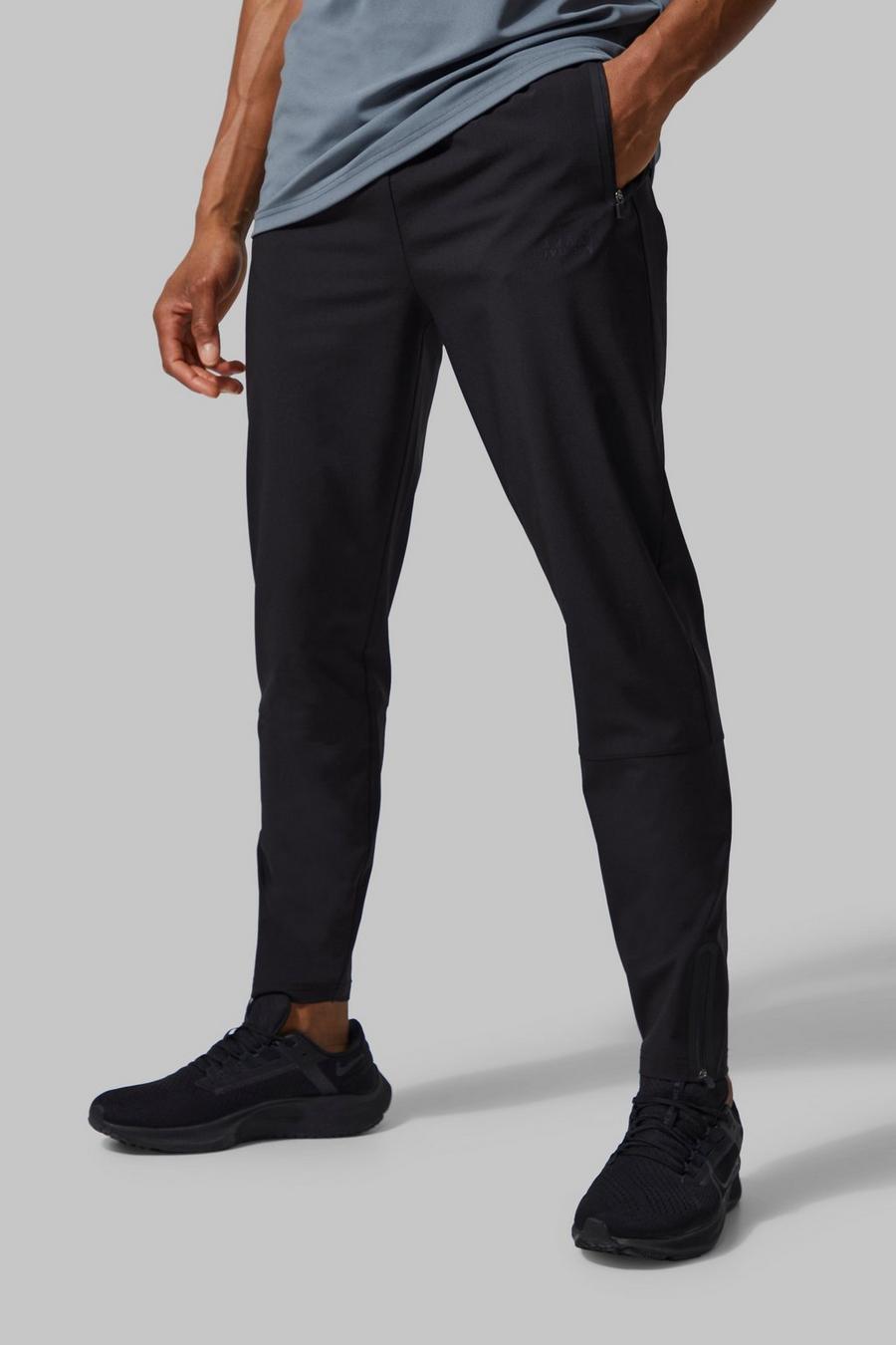 Black Man Active Technical Woven Joggers image number 1