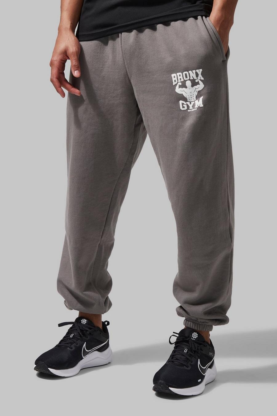 Charcoal Man Active Oversized Bronx Gym Joggers image number 1