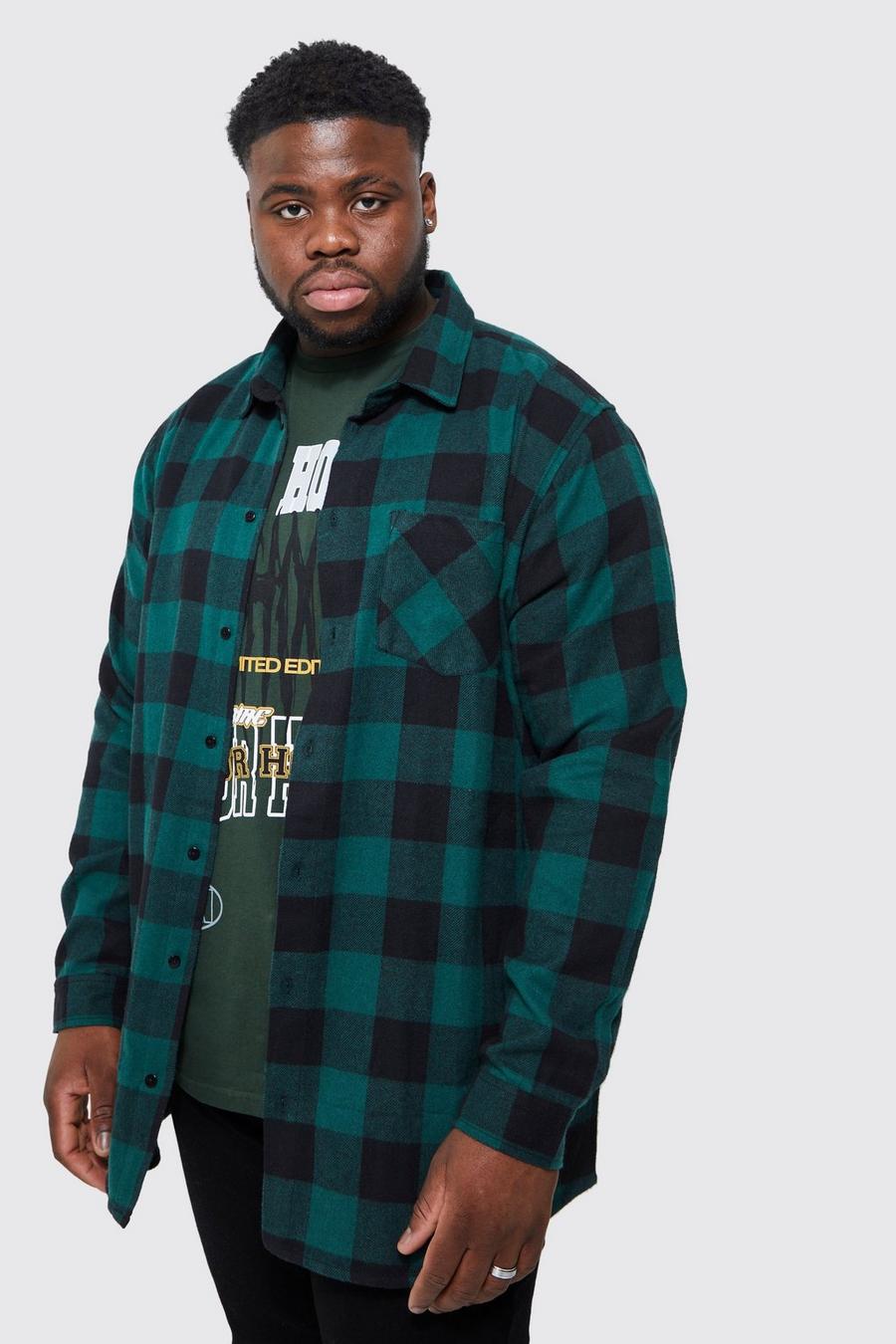 Forest Plus Long Sleeve Buffalo Check Shirt image number 1