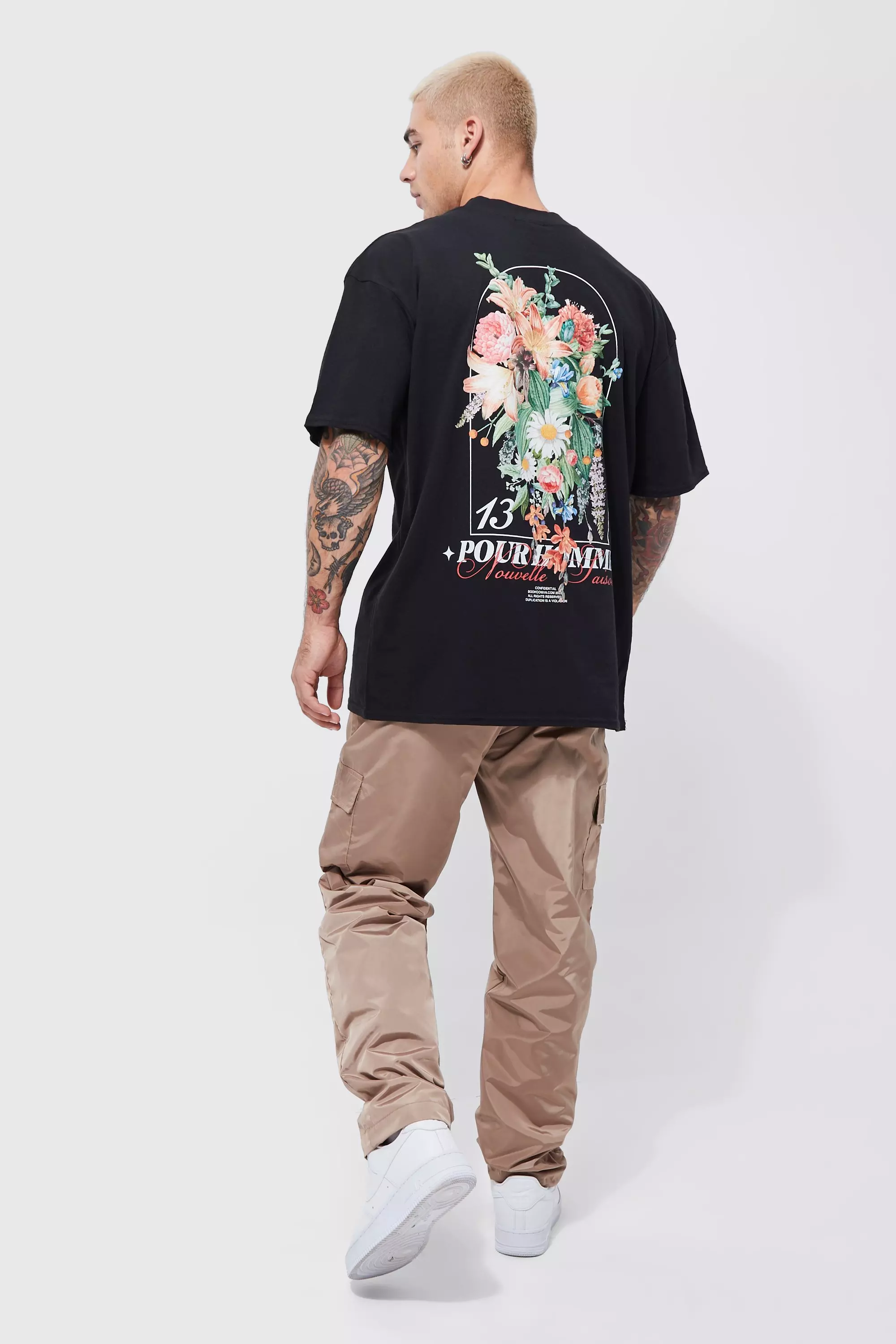 Stone Elastic Waist Straight Toggle Cargo Trouser alternative image