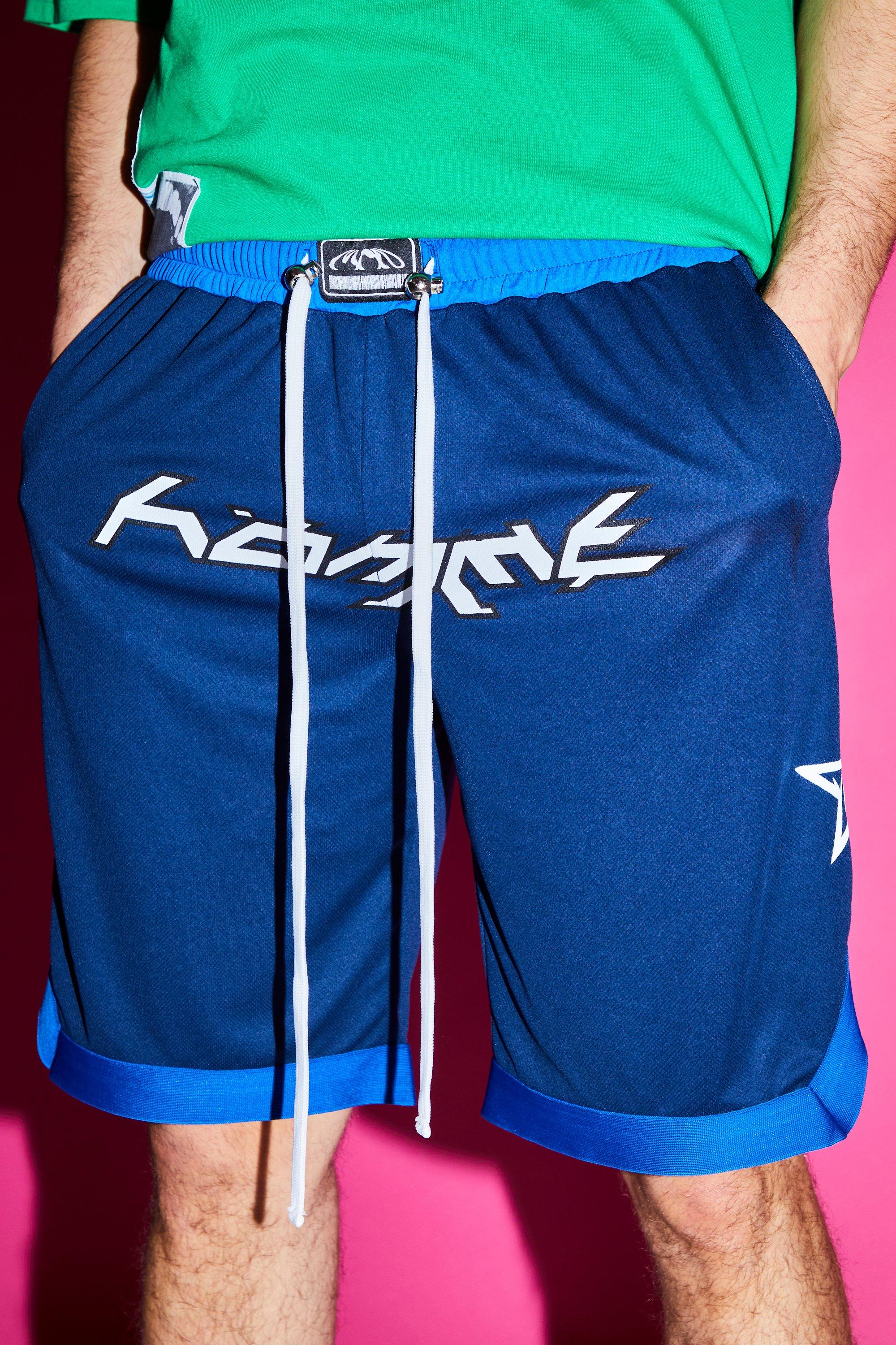 Loose Fit Mid Length Basketball Short