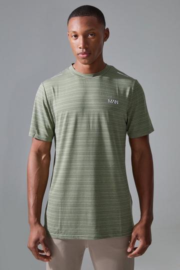 Khaki Man Active Lightweight Performance Reg Fit T-shirt