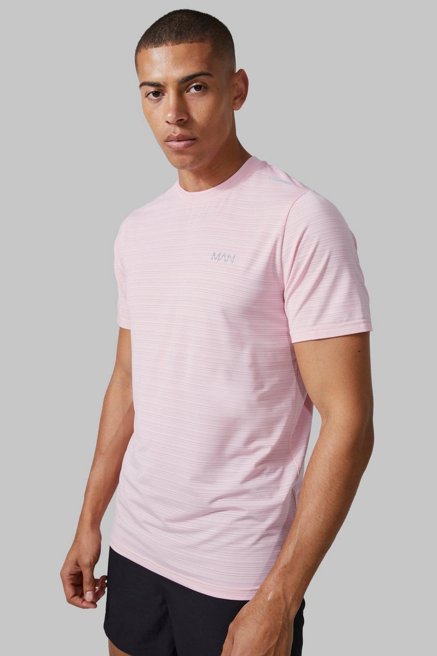 Man Active Lightweight Performance T-Shirt, Light pink