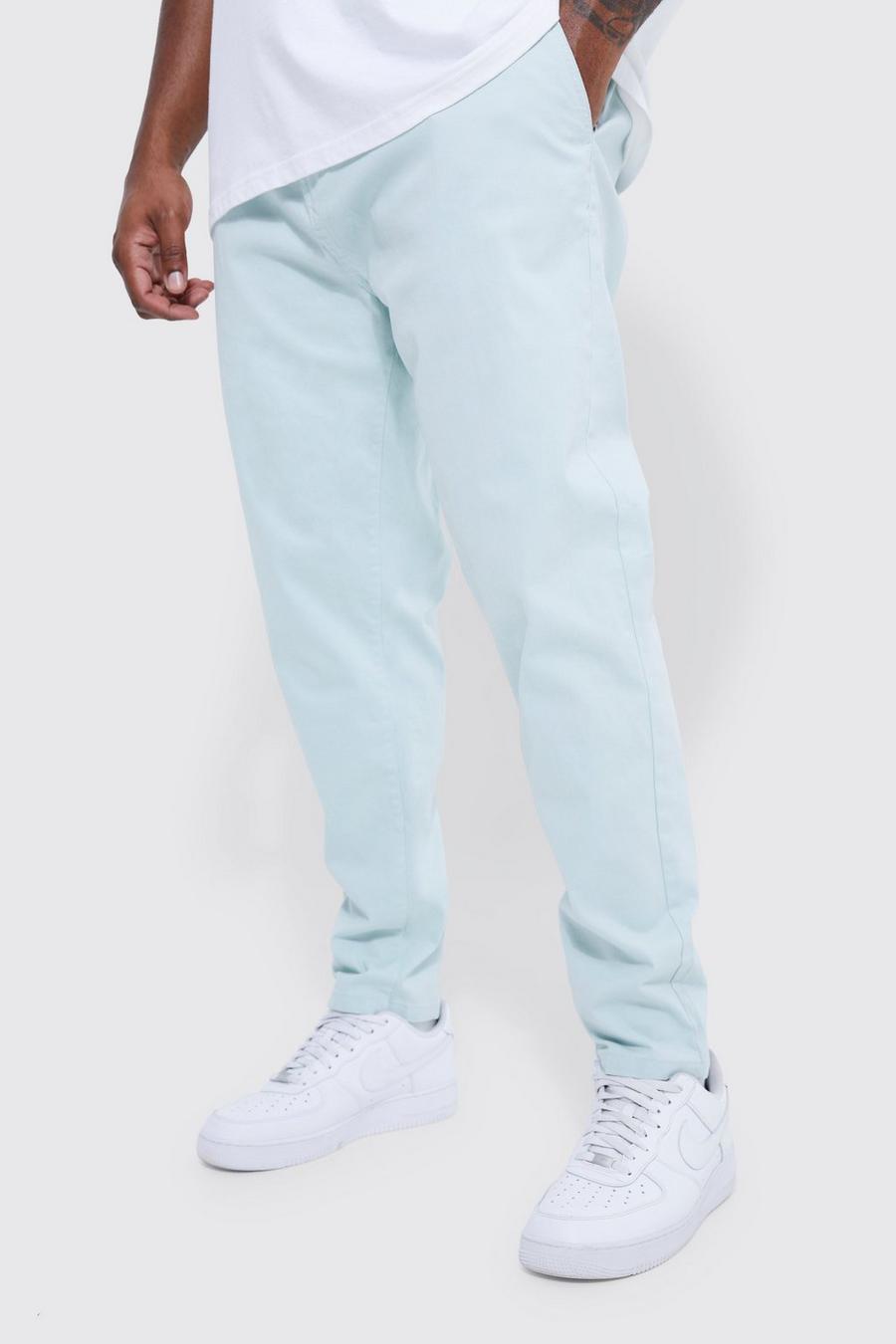 Light blue Plus Fixed Waist Stretch Skinny Chino image number 1