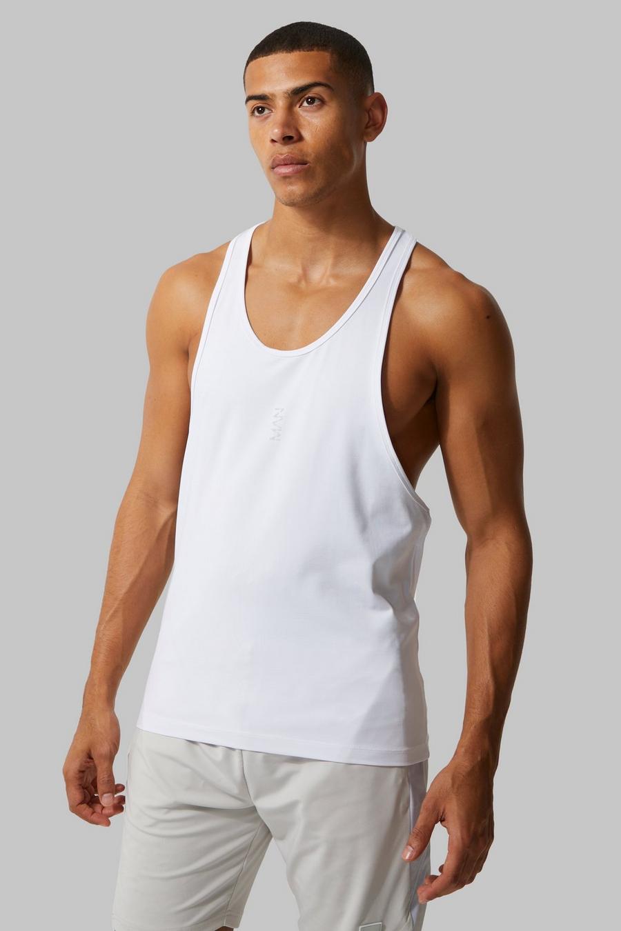 T-shirt sans manches - MAN Active, White weiß