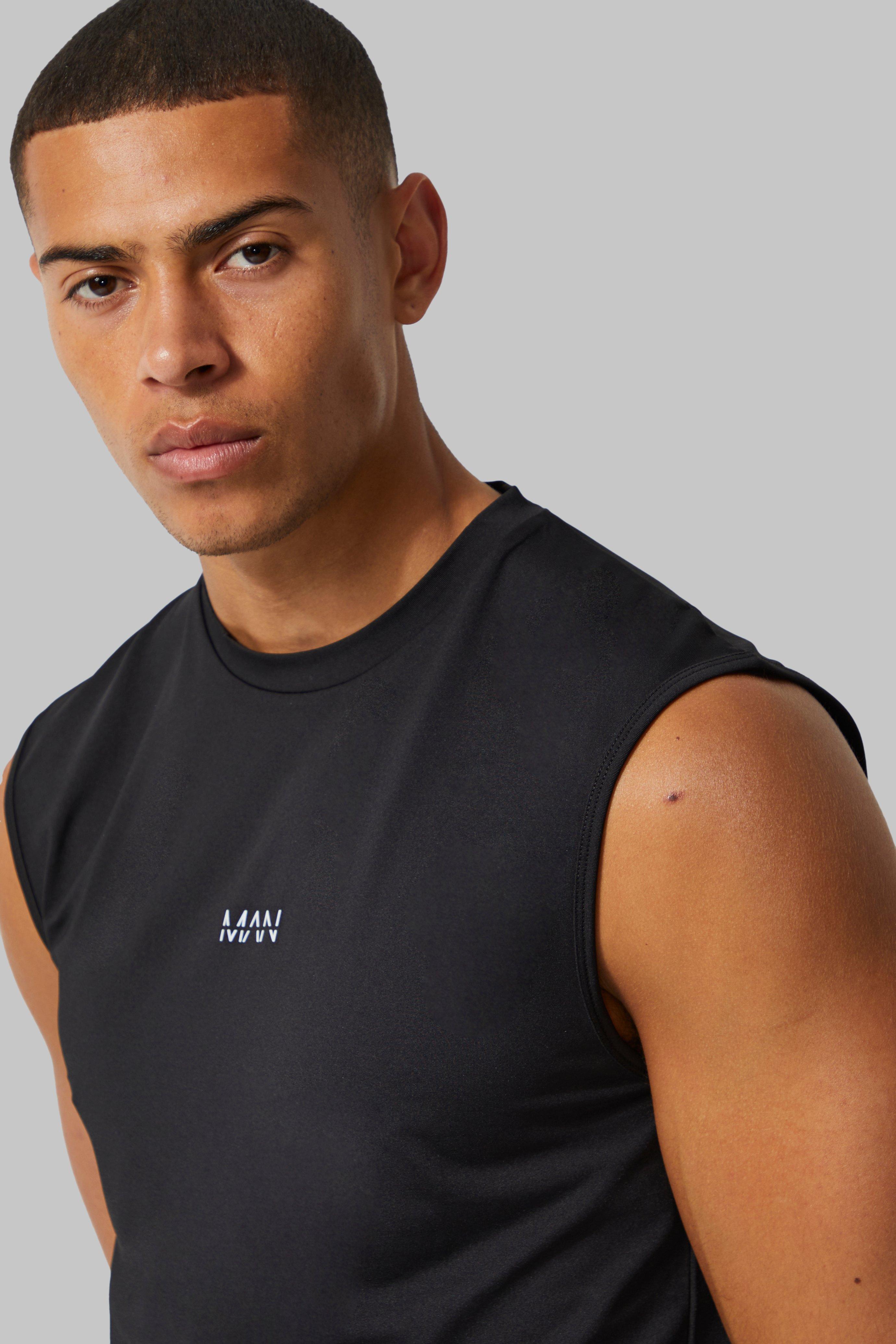 T shirt sans outlet manche homme