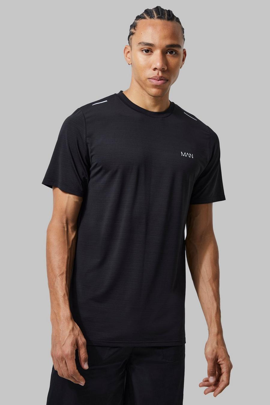 Tall Man Active Lightweight Performance T-shirt, Black negro