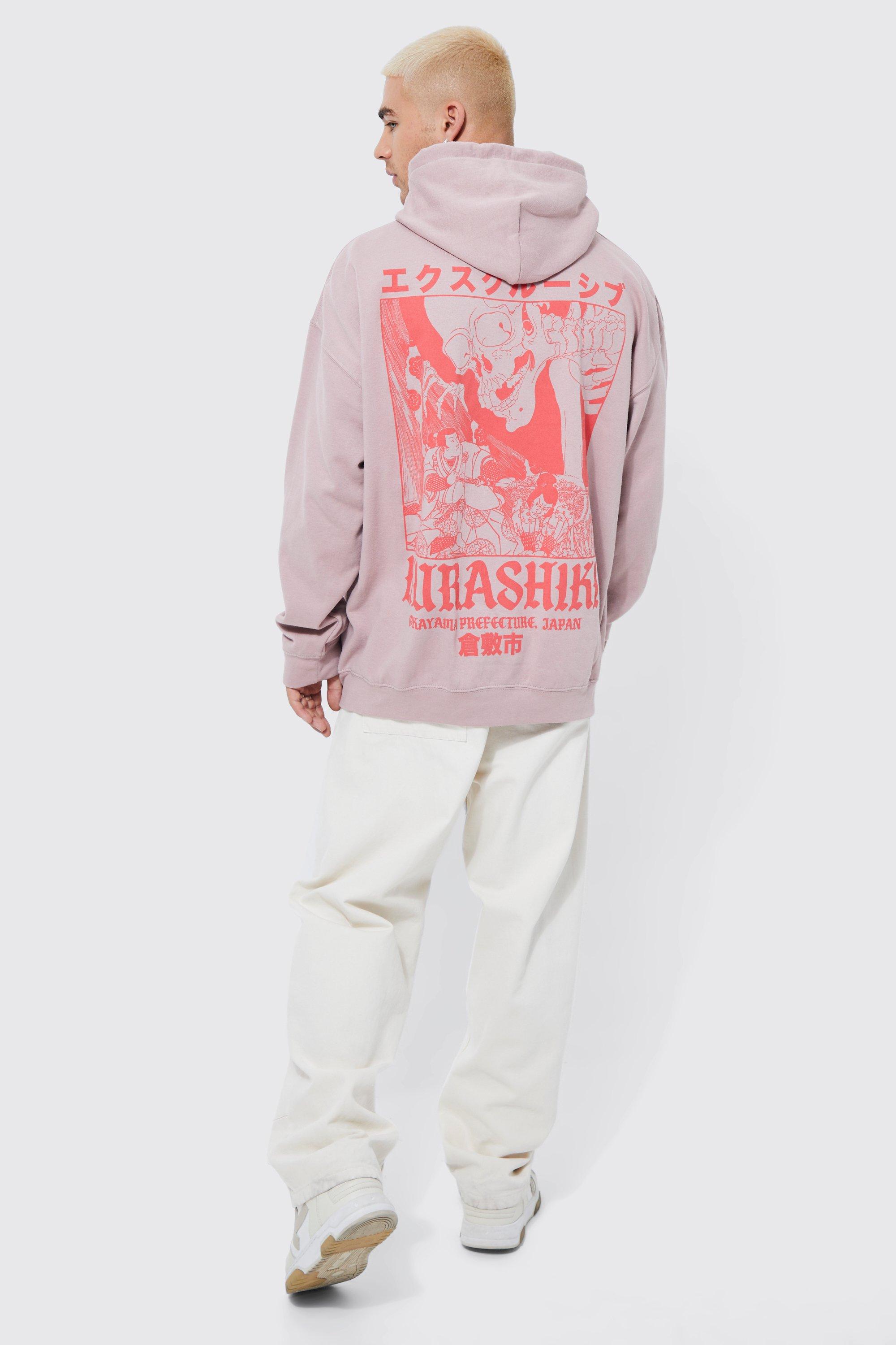 Oversized Skeleton Graphic Hoodie