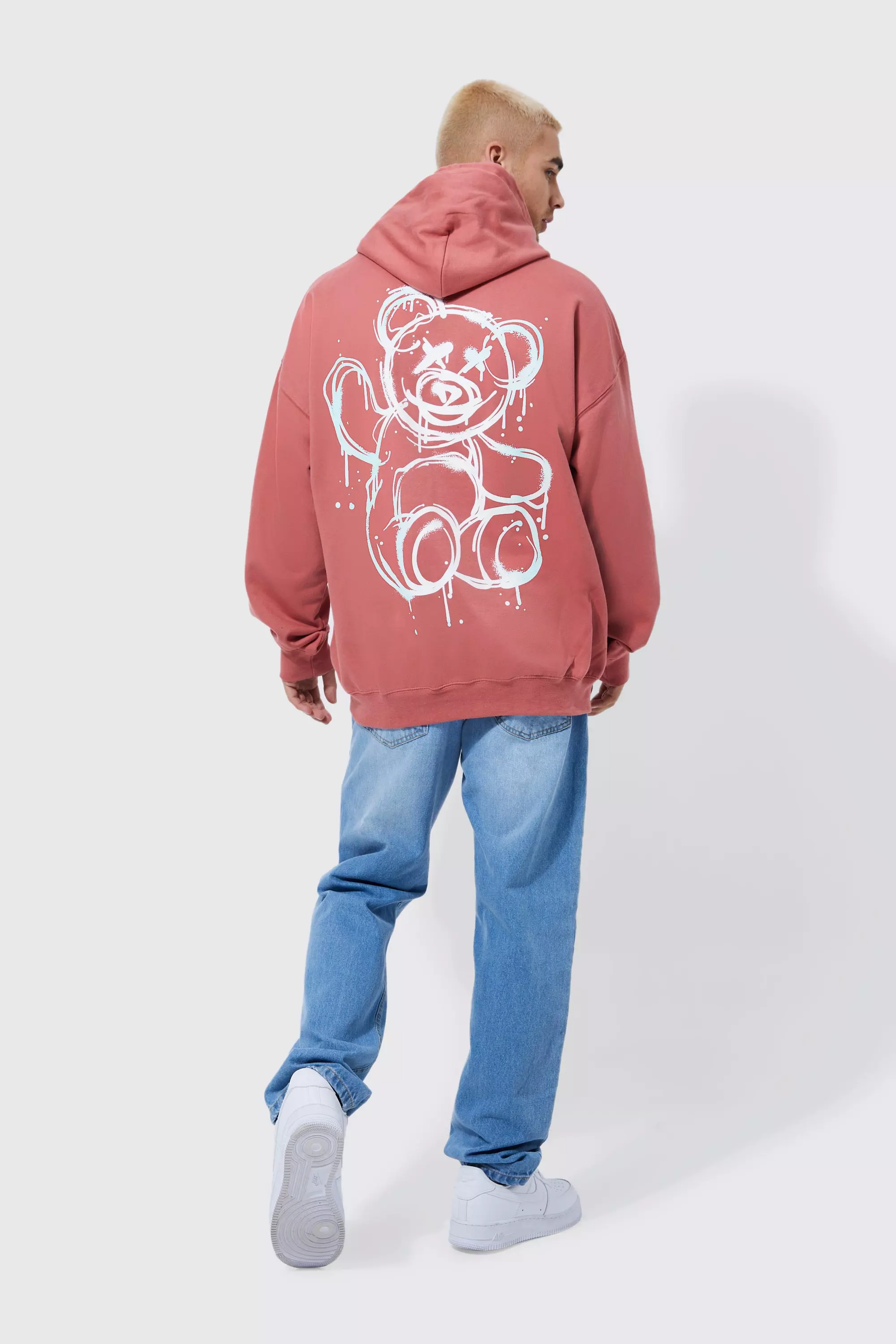boohooオーバーサイズ フーディ トレーナー テディ bmm34687_pink_xl?w=537&qlt=