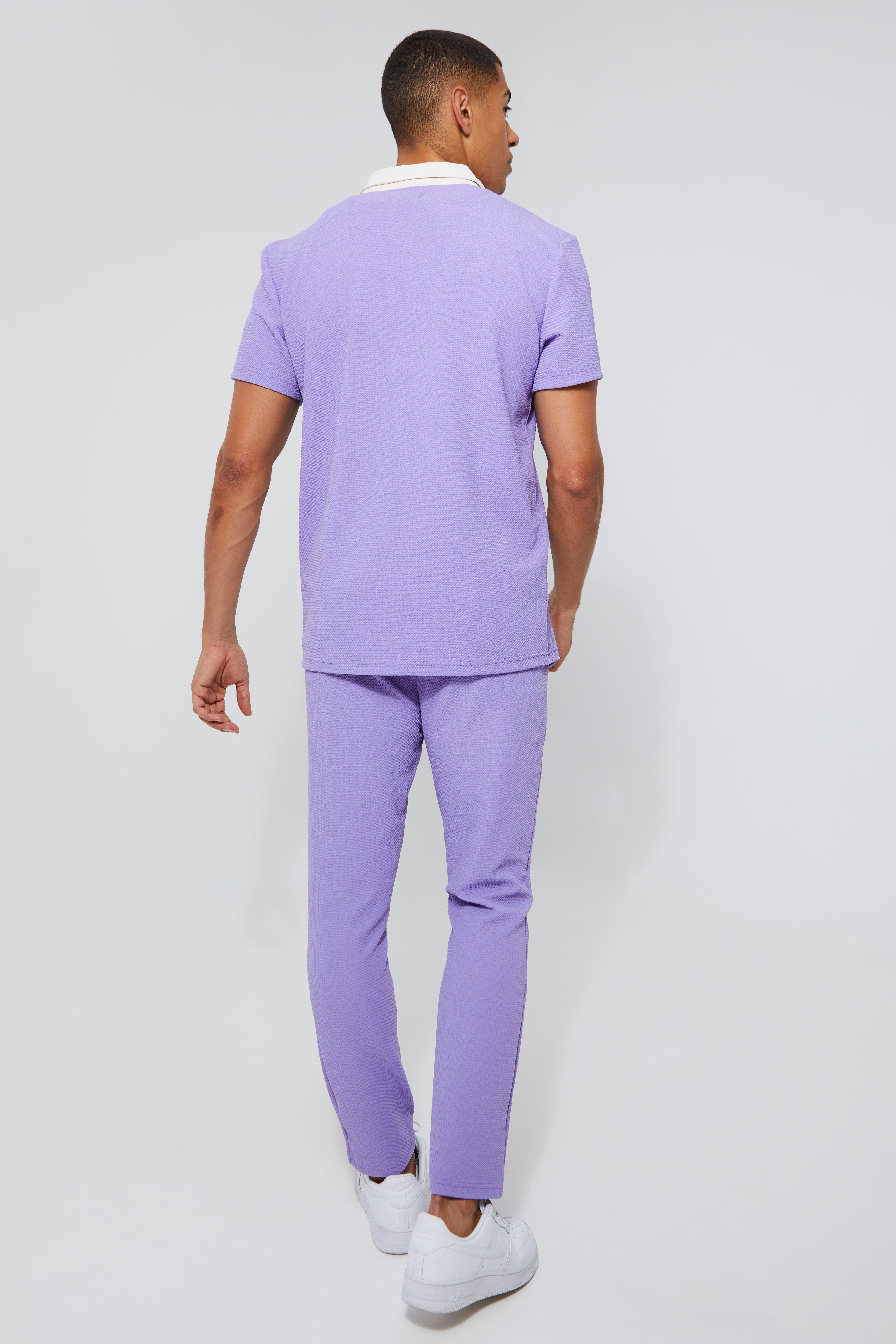 Purple polo hot sale pajama pants