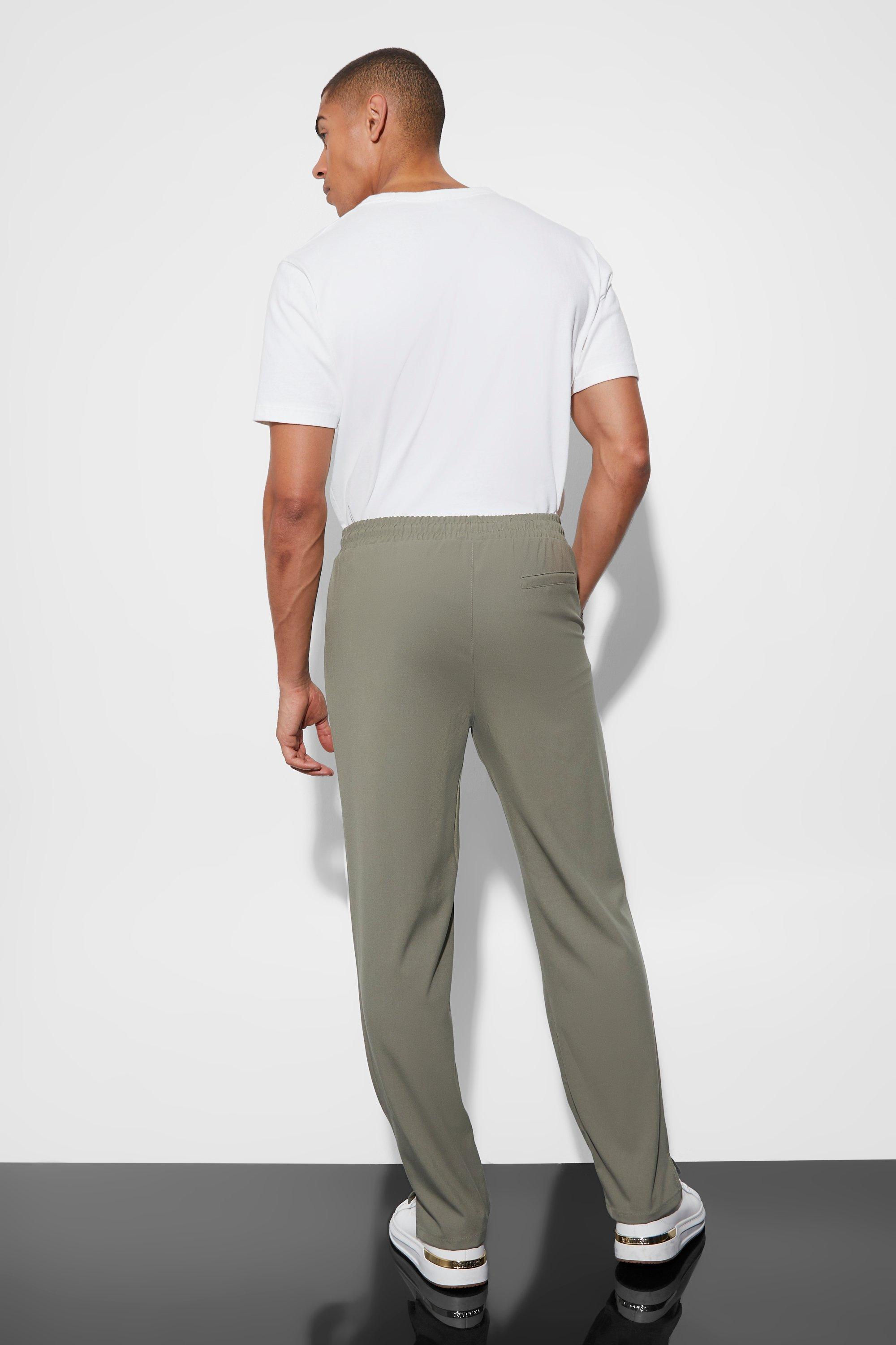 Mens golf pants sale with split hem