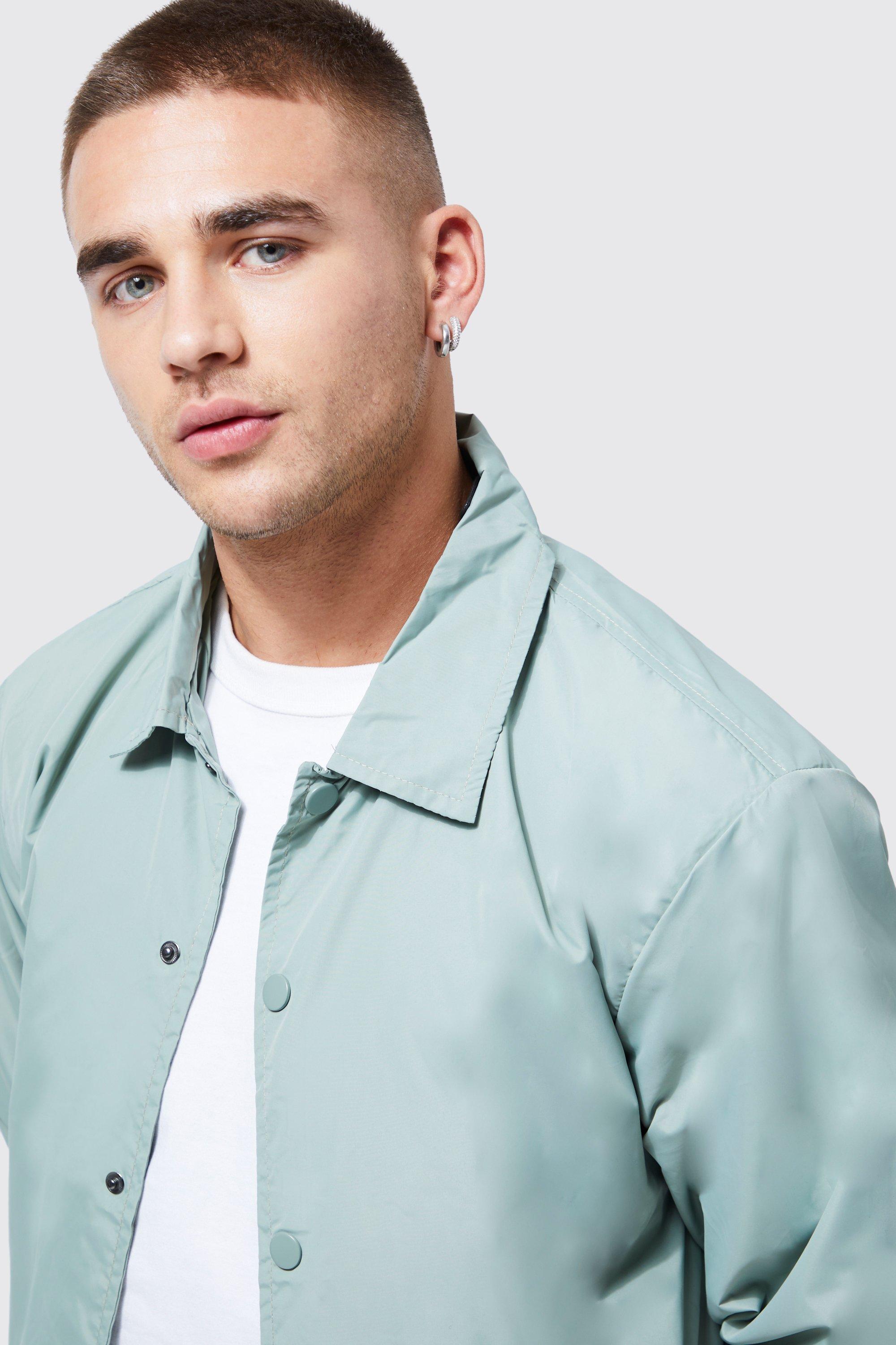 Lightweight Nylon Coach Jacket