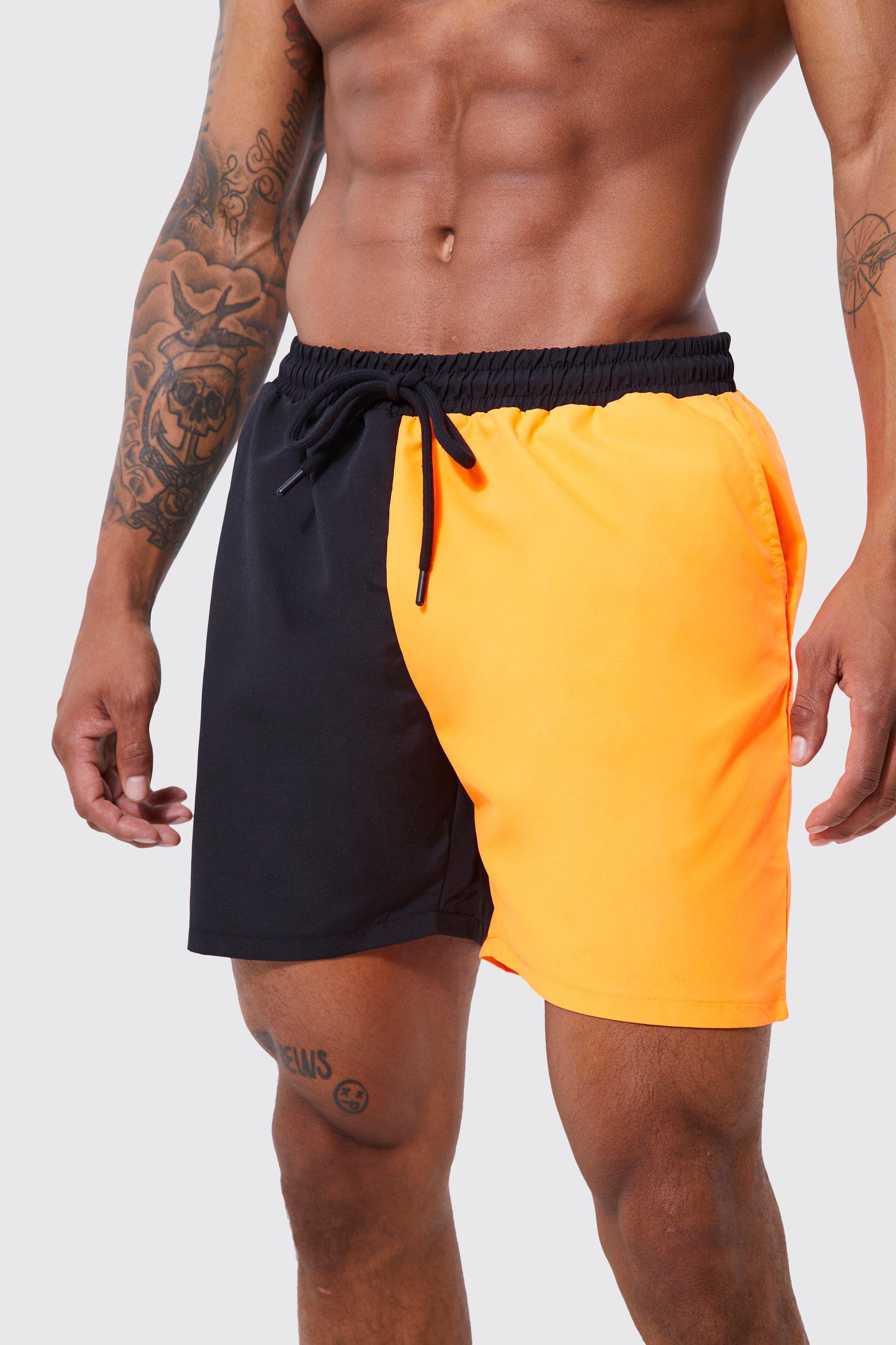Short de bain homme mi long cheap