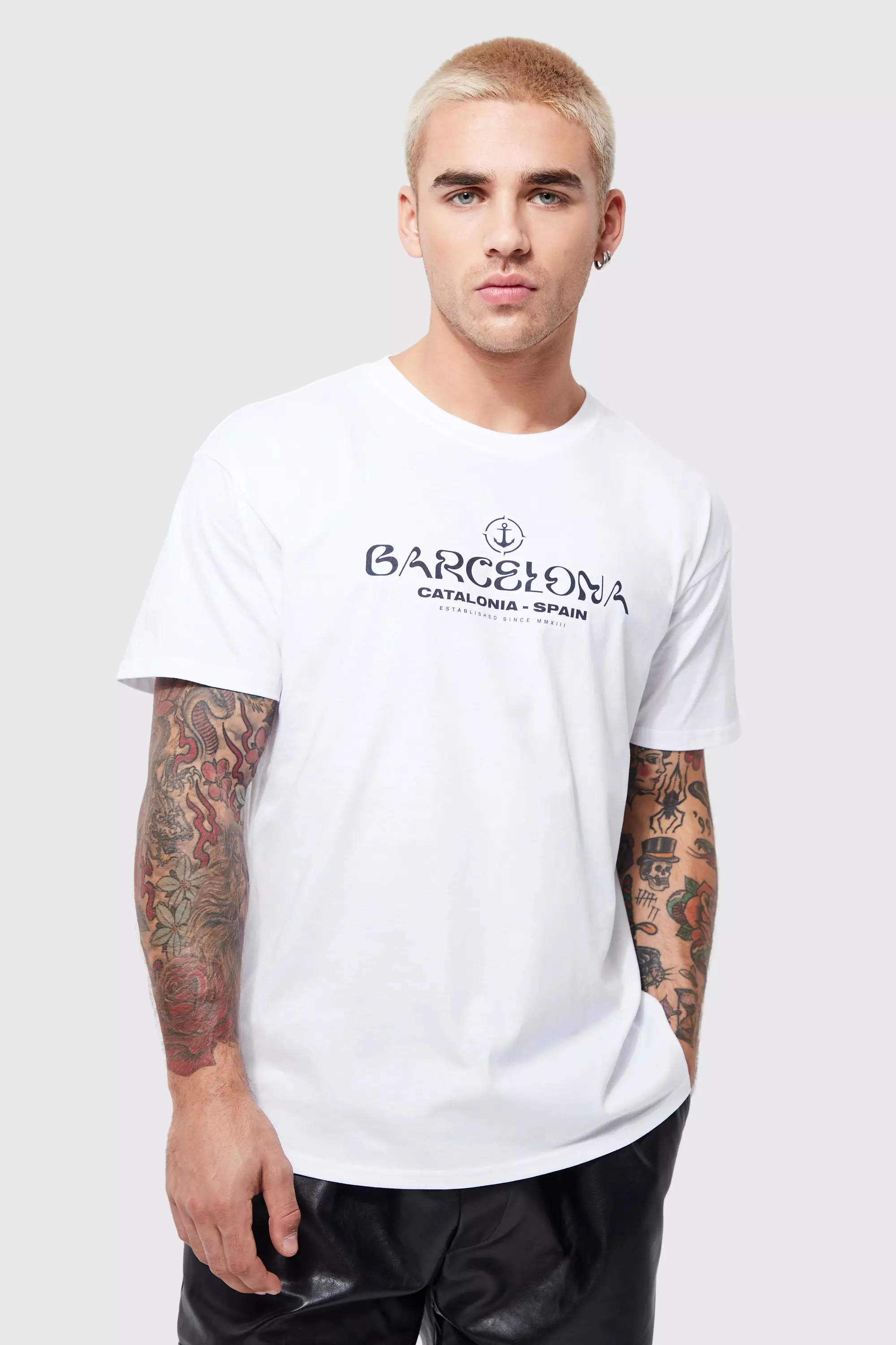 balenciaga slim fit t shirt