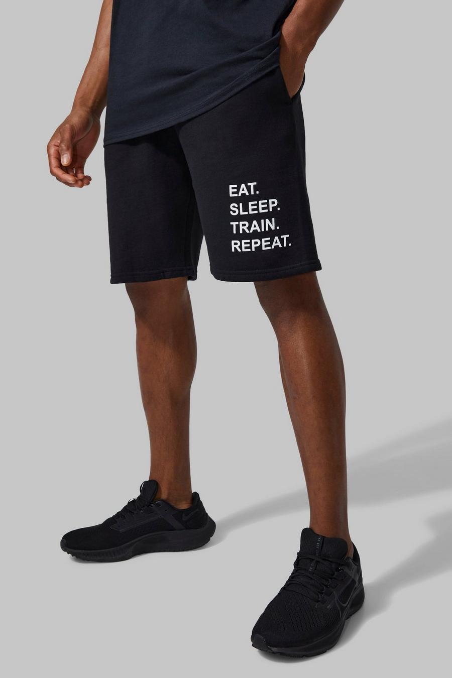 Tall Man Active Shorts, Black image number 1