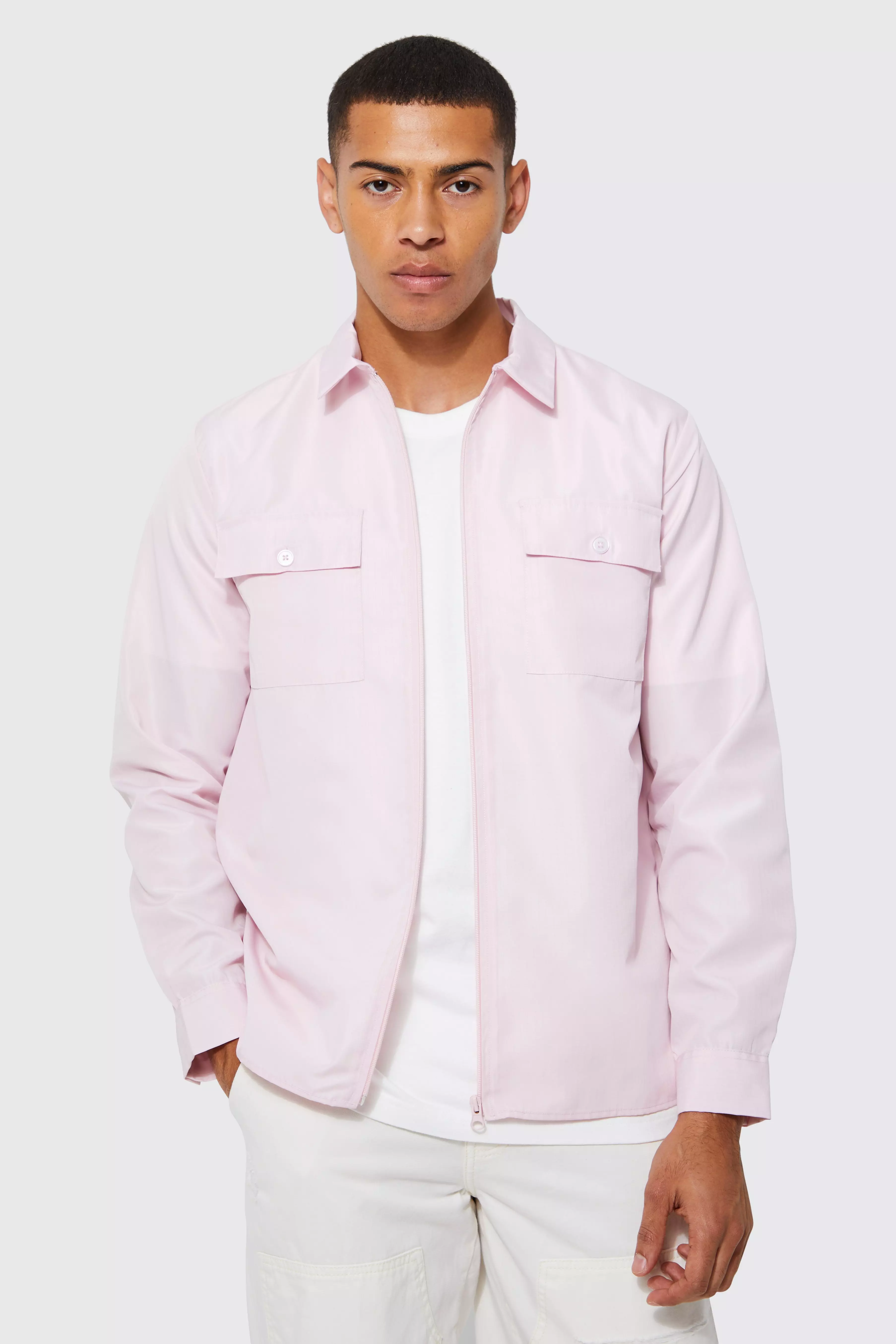 Mens deals pink overshirt