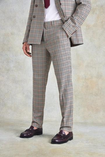 Slim Flannel Suit Pants mocha