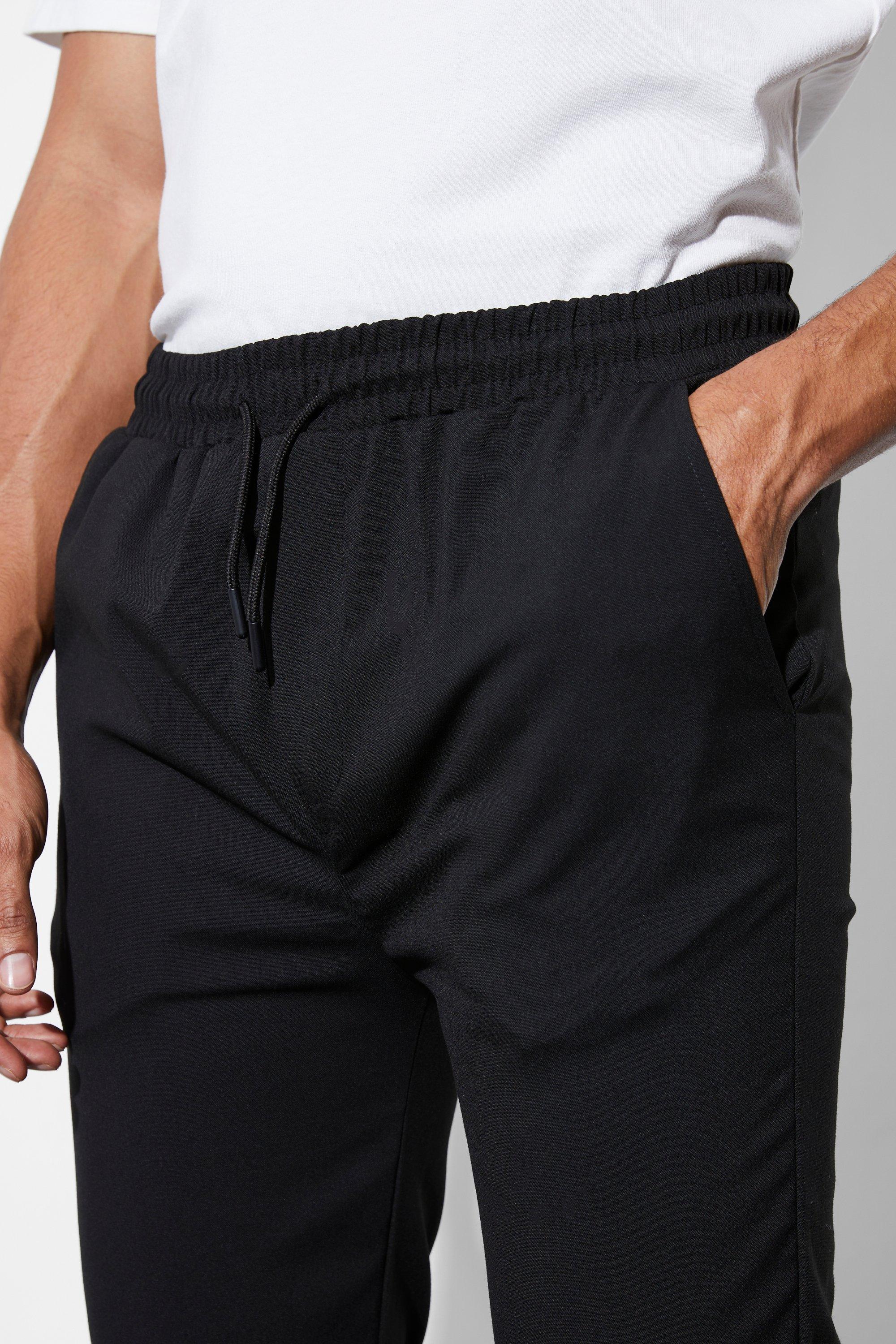 SLIM CUFF PANT BLACK