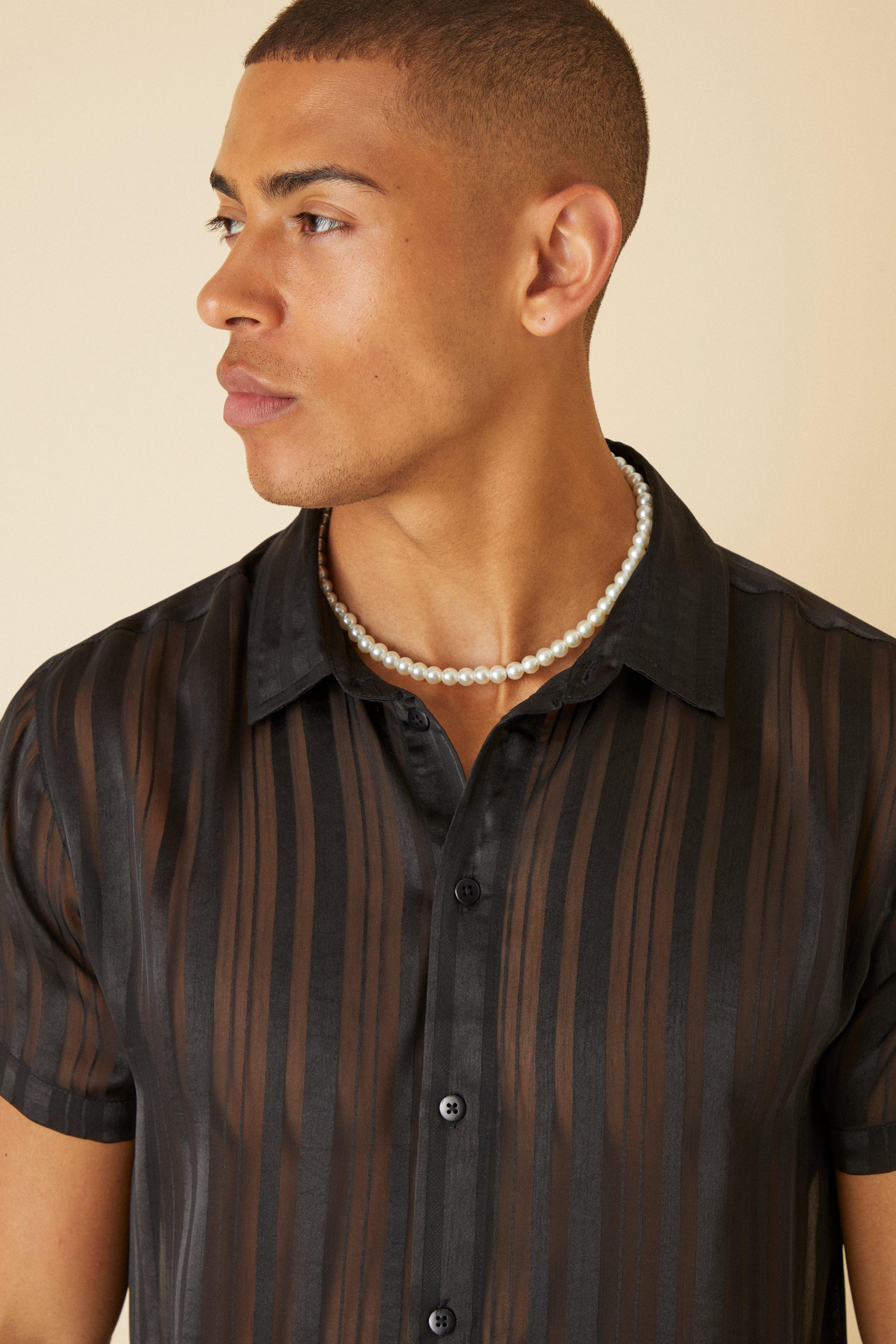 Stripe Sheer Shirt