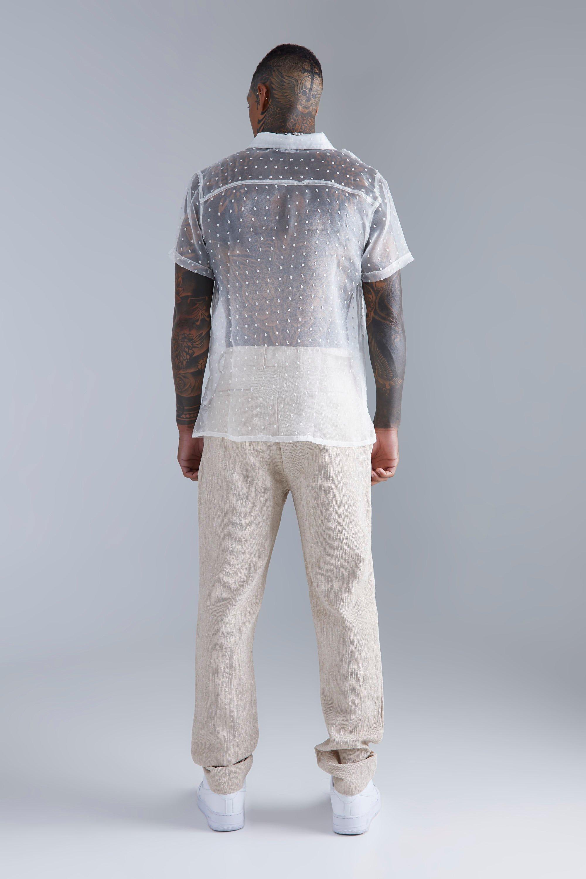 DOBBY CHINO PANTS WITH LEFT FLAP POCKET – THE SHOP YOHJI