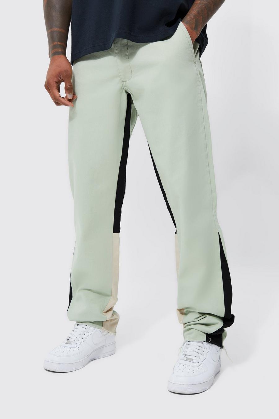 Sage Fixed Waist Gusset Trouser image number 1