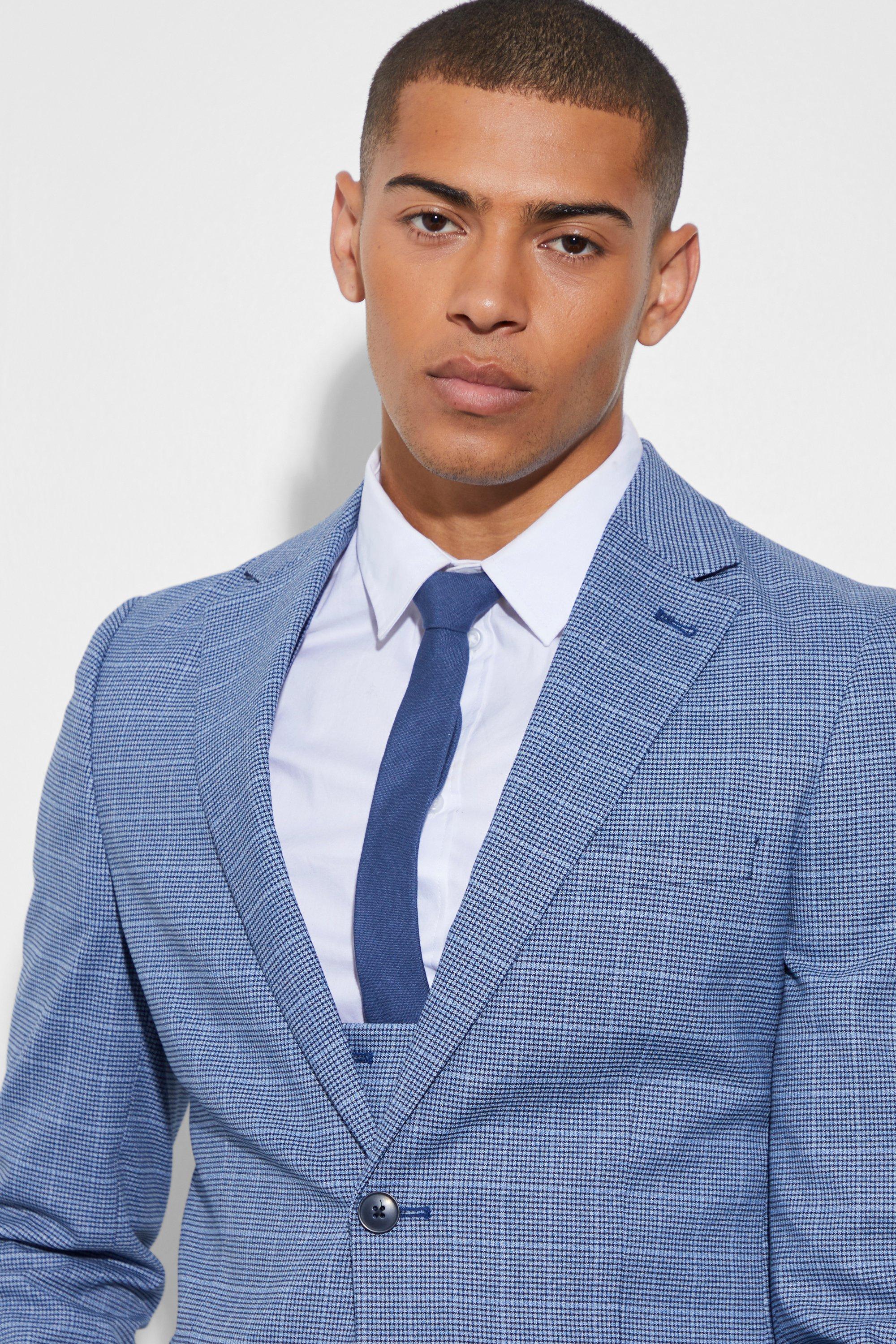 Micro check clearance blazer