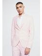 Light pink Skinny Micro Texture Suit Jacket