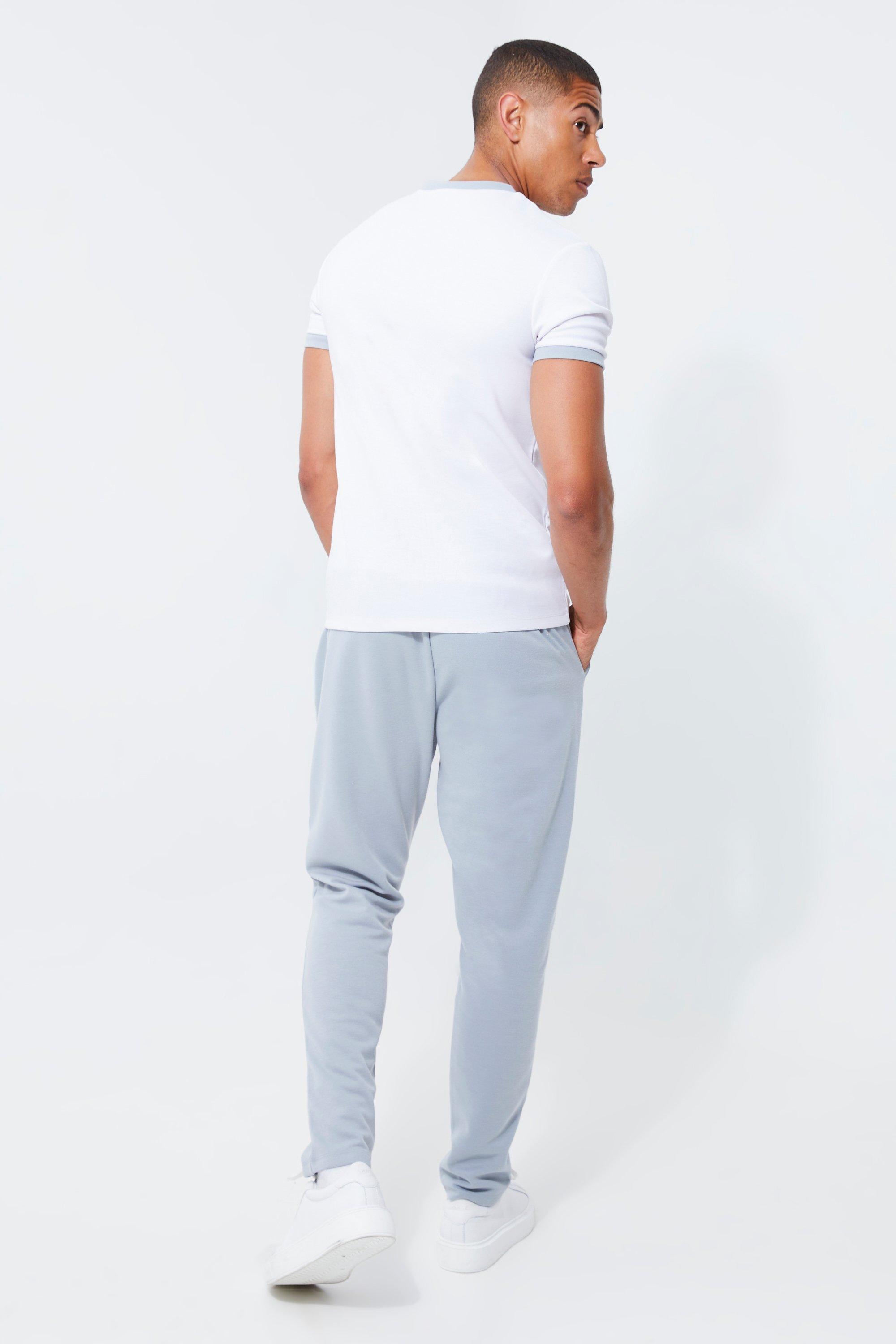 Oversized Scuba T-shirt And Jogger Set