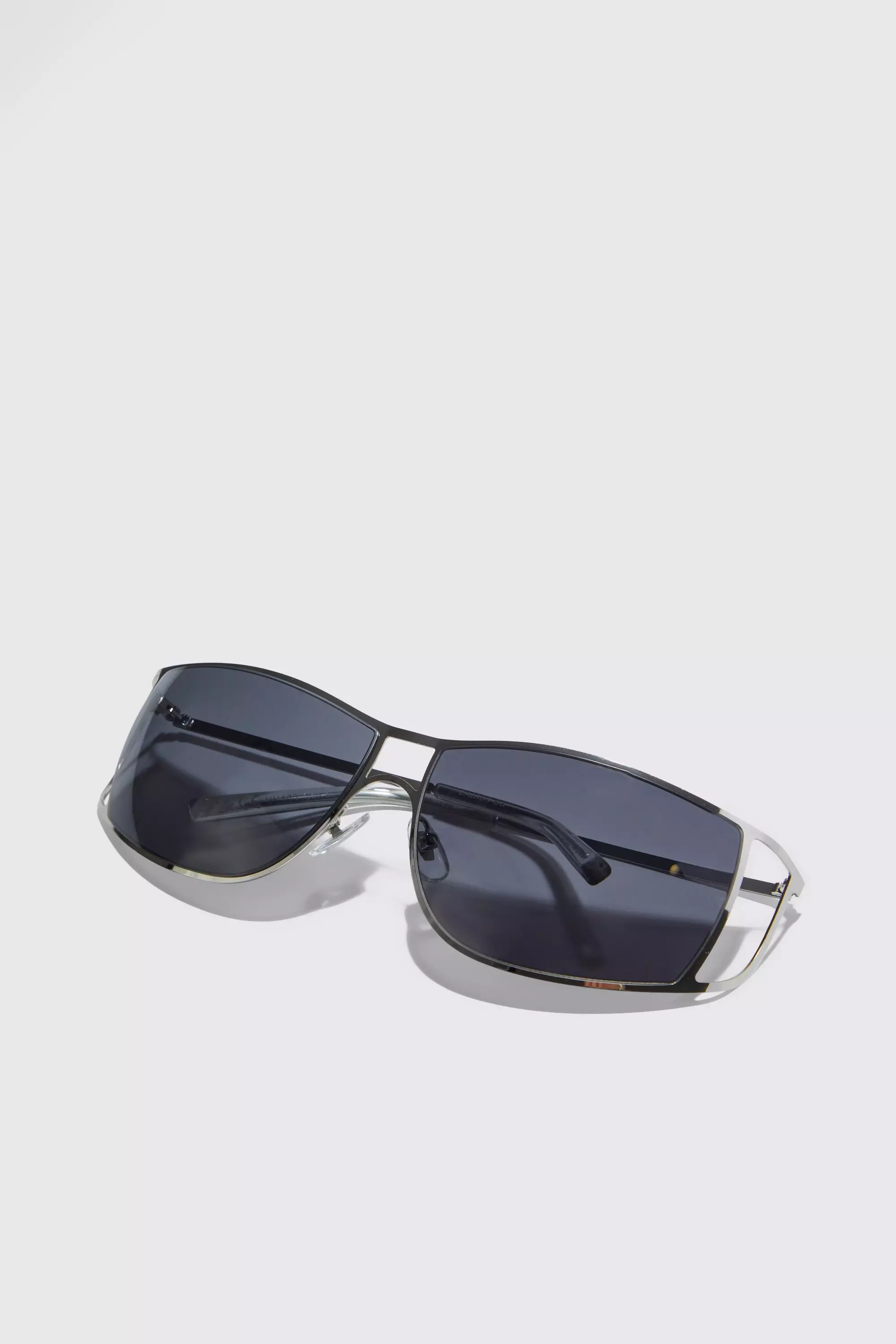 Metal Wrap Around Sunglasses