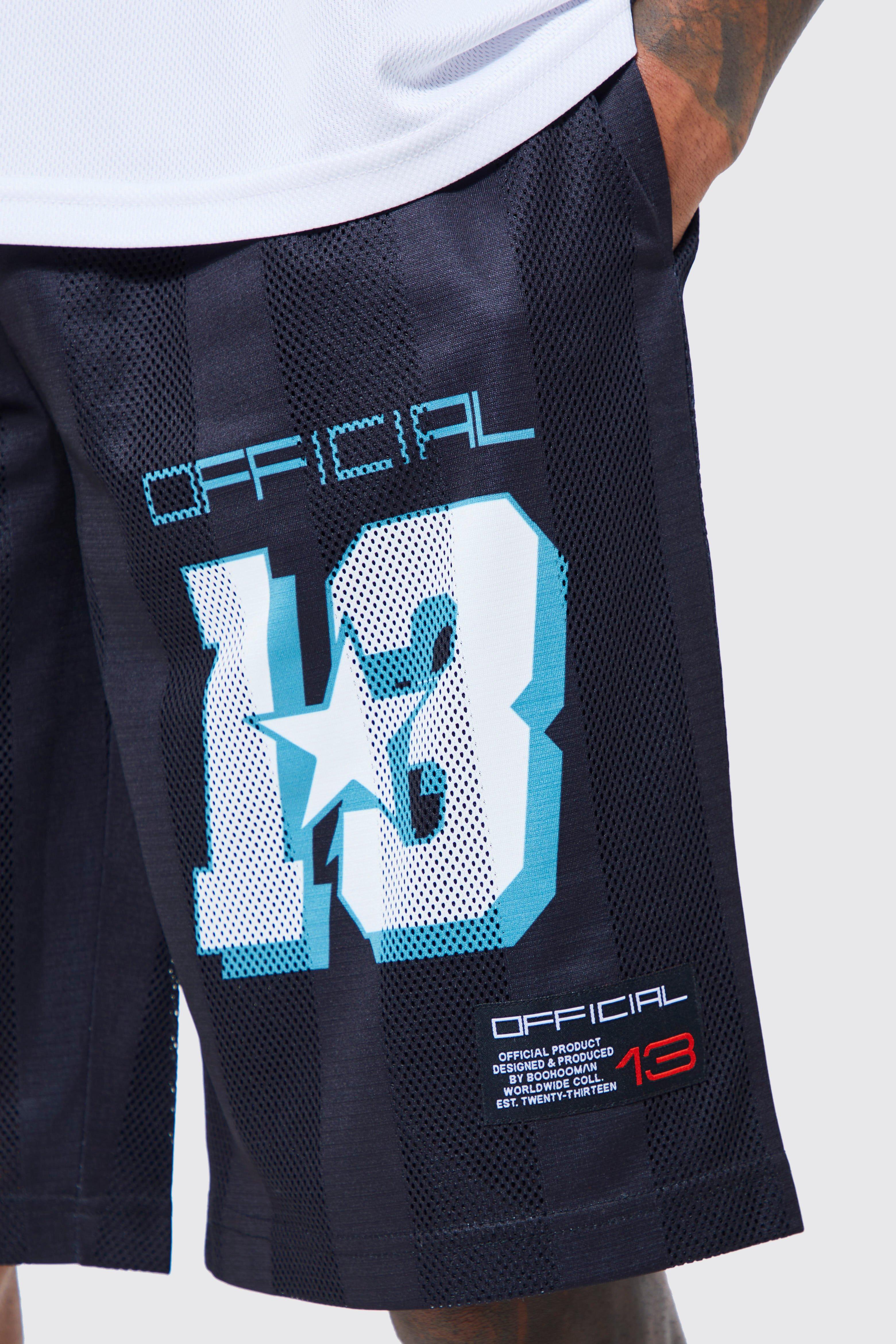 Heavy mesh basketball store shorts