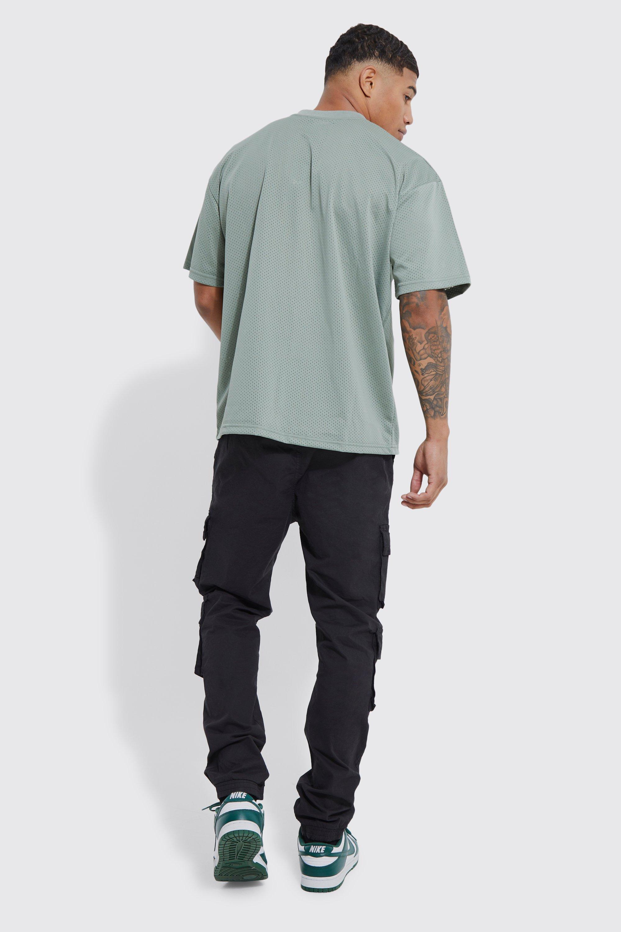 Men's cargo outlet pocket fleece pants