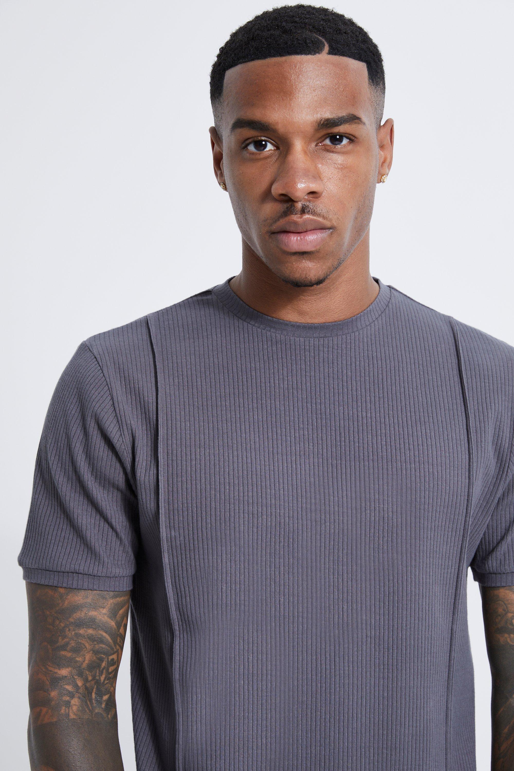 Slim Fit Ribbed T shirt