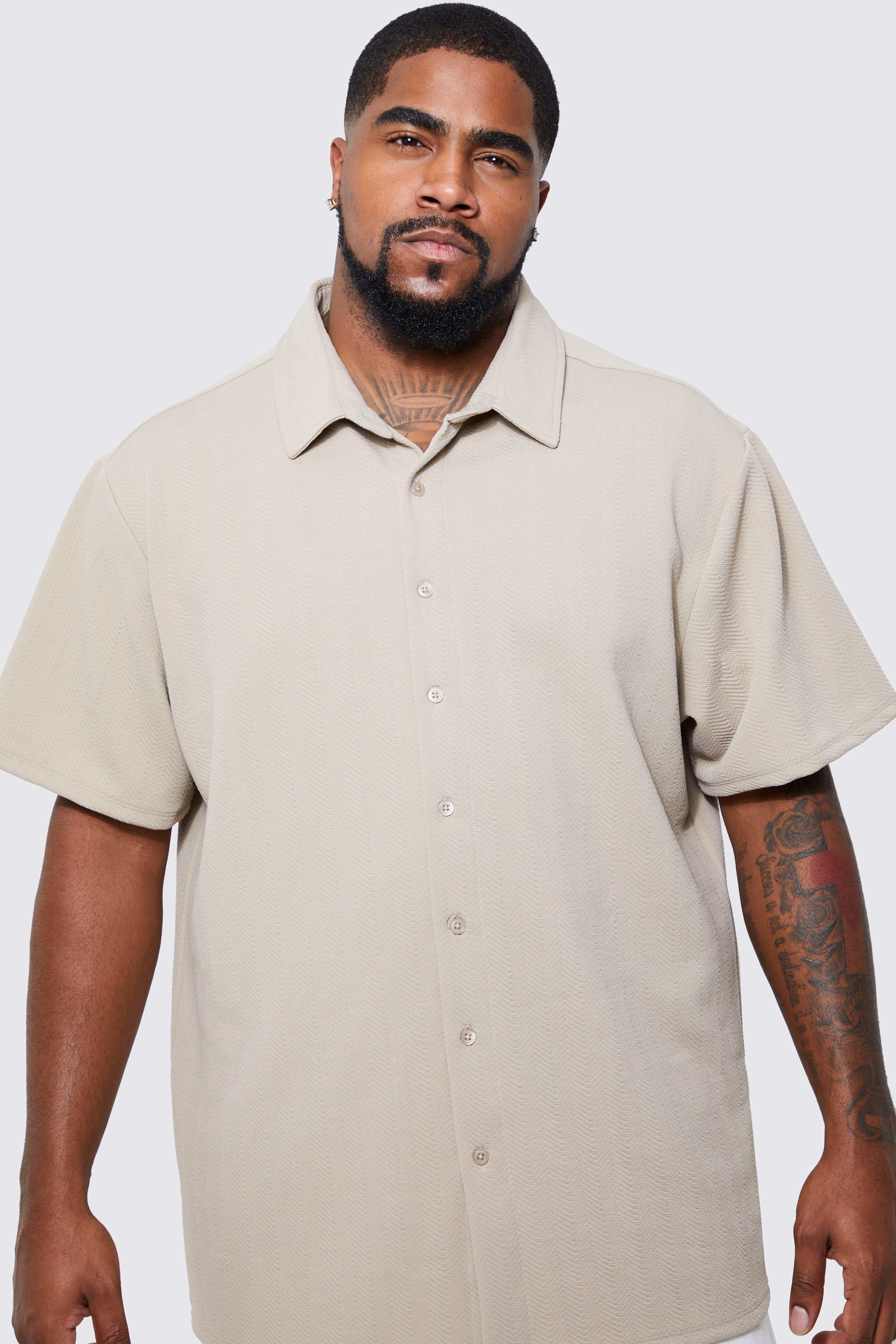 Grande taille Chemise en jersey manches courtes