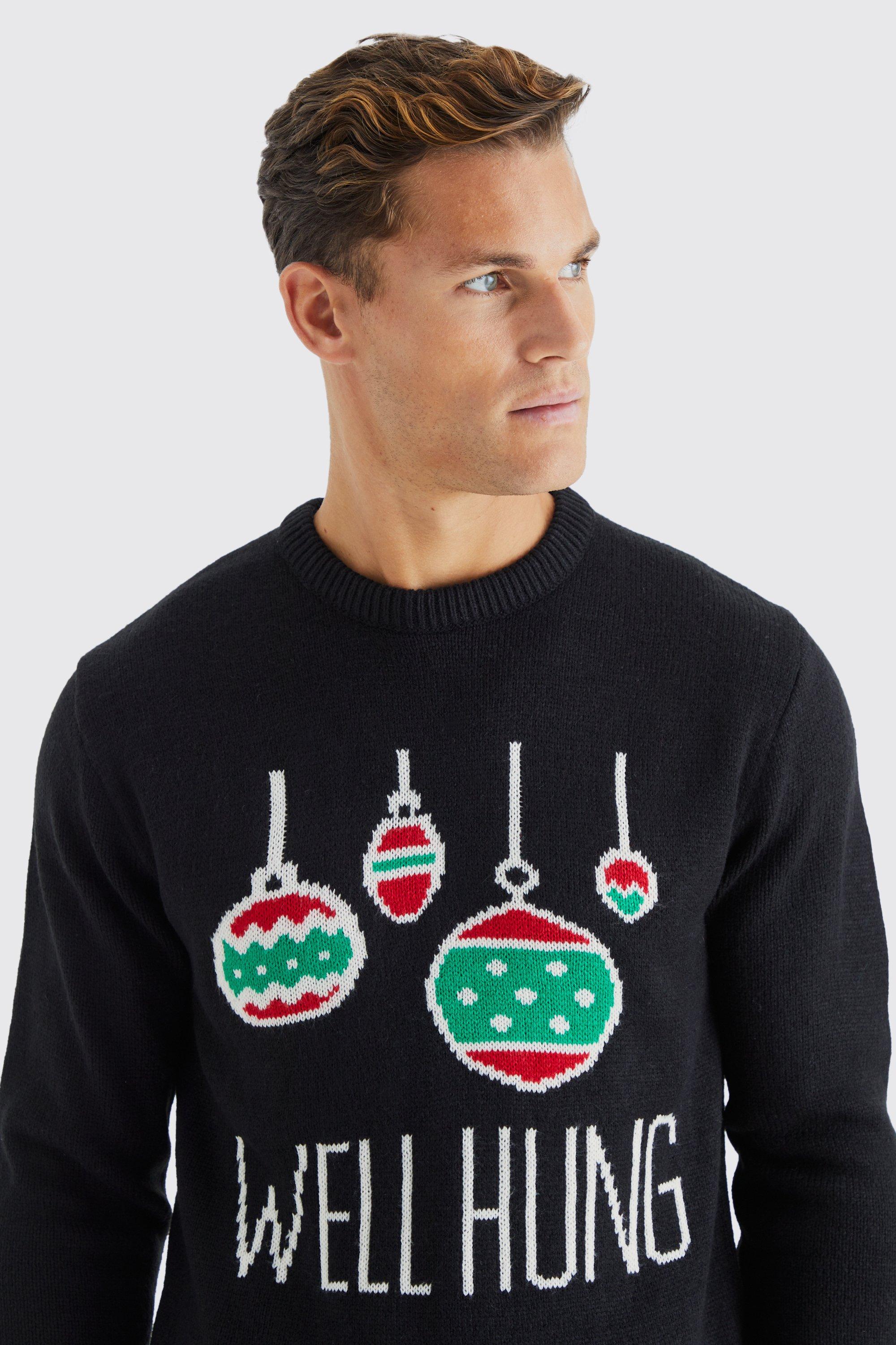 Tall Well Hung Christmas Jumper