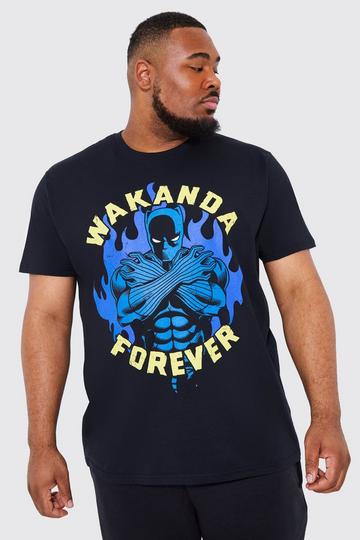 Plus Gelicenseerd Black Panther T-Shirt black