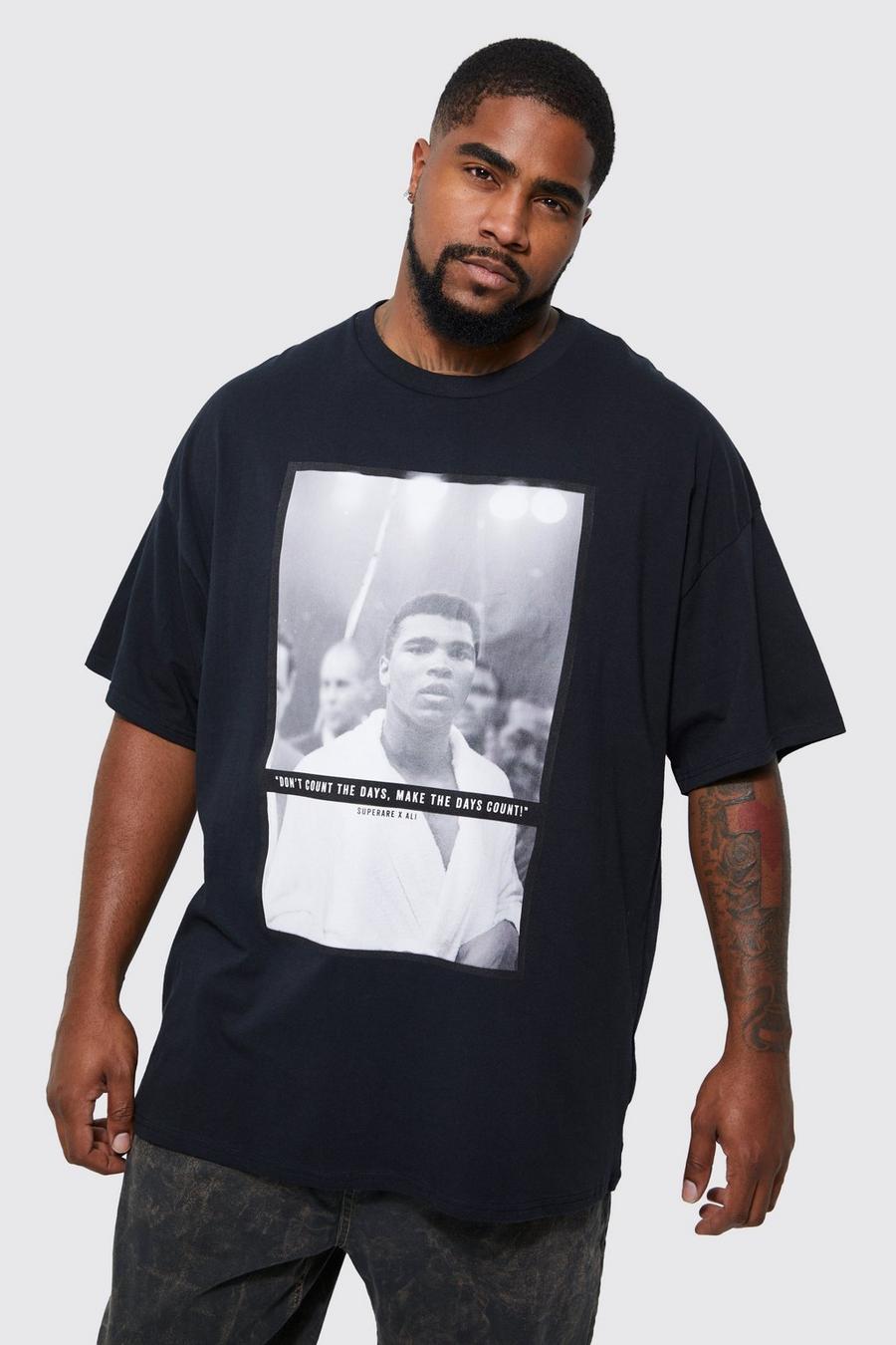 Black Plus Muhammad Ali License T-shirt