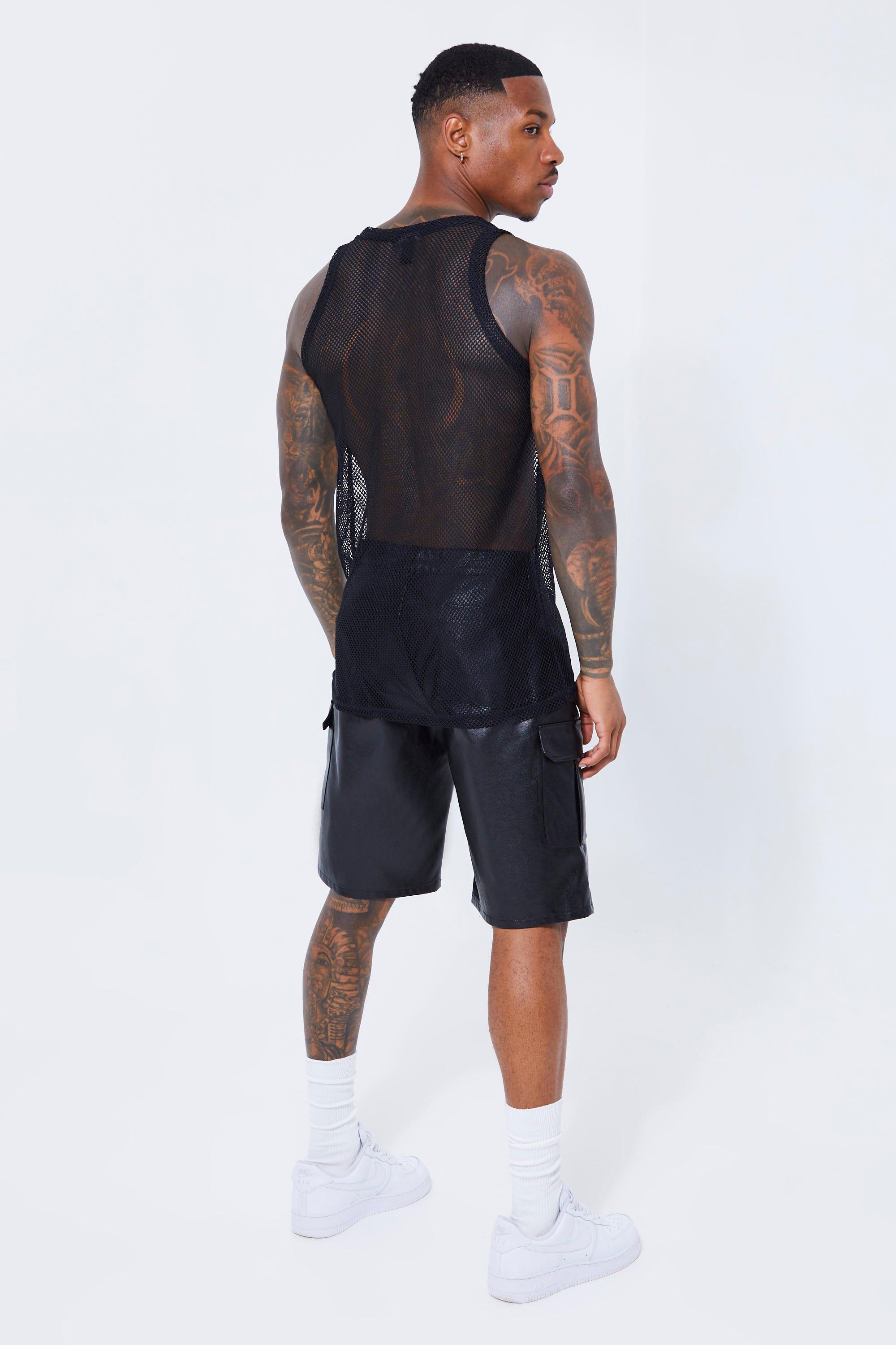Mesh Tank Top | boohoo USA