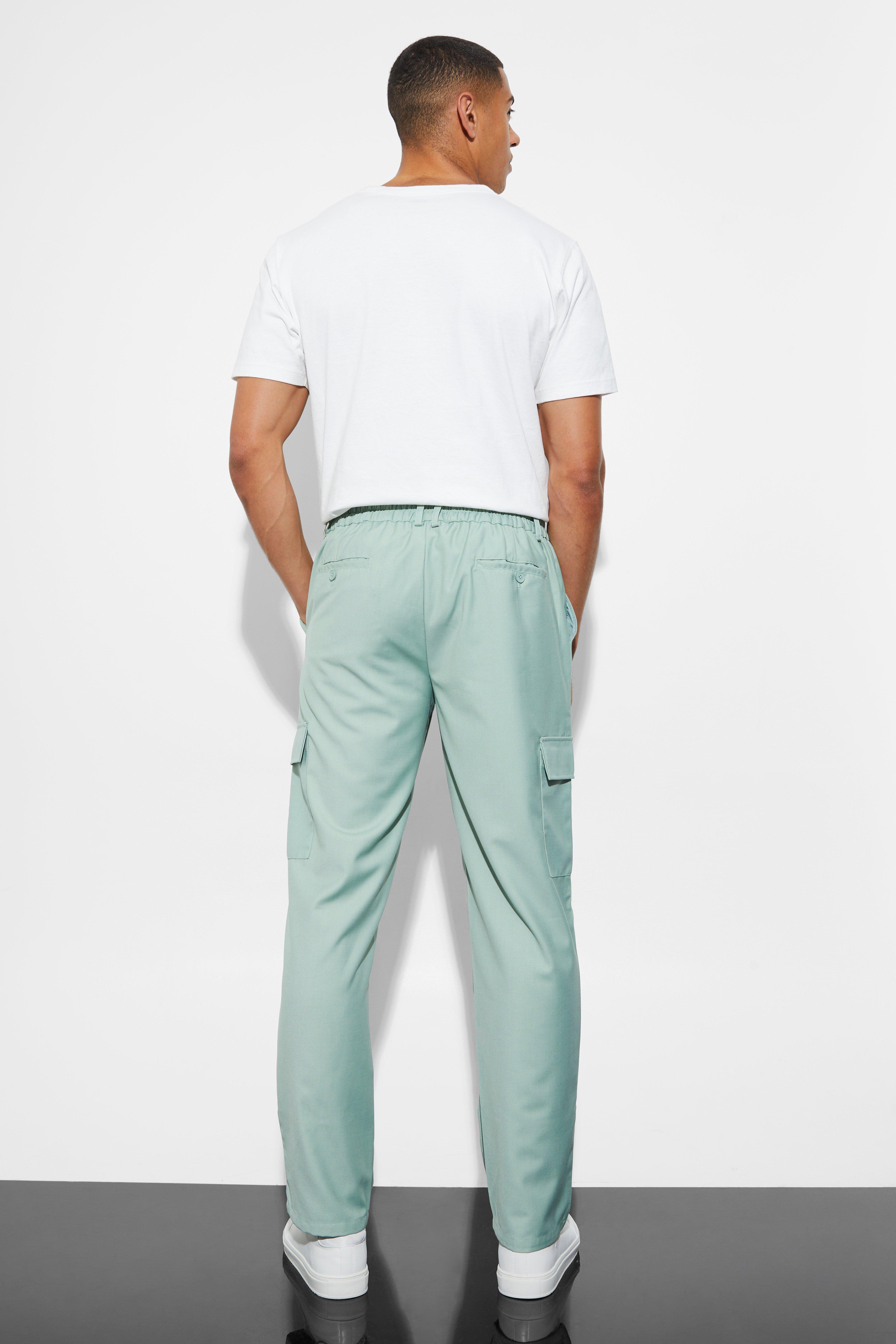 Cargo hot sale suit pants