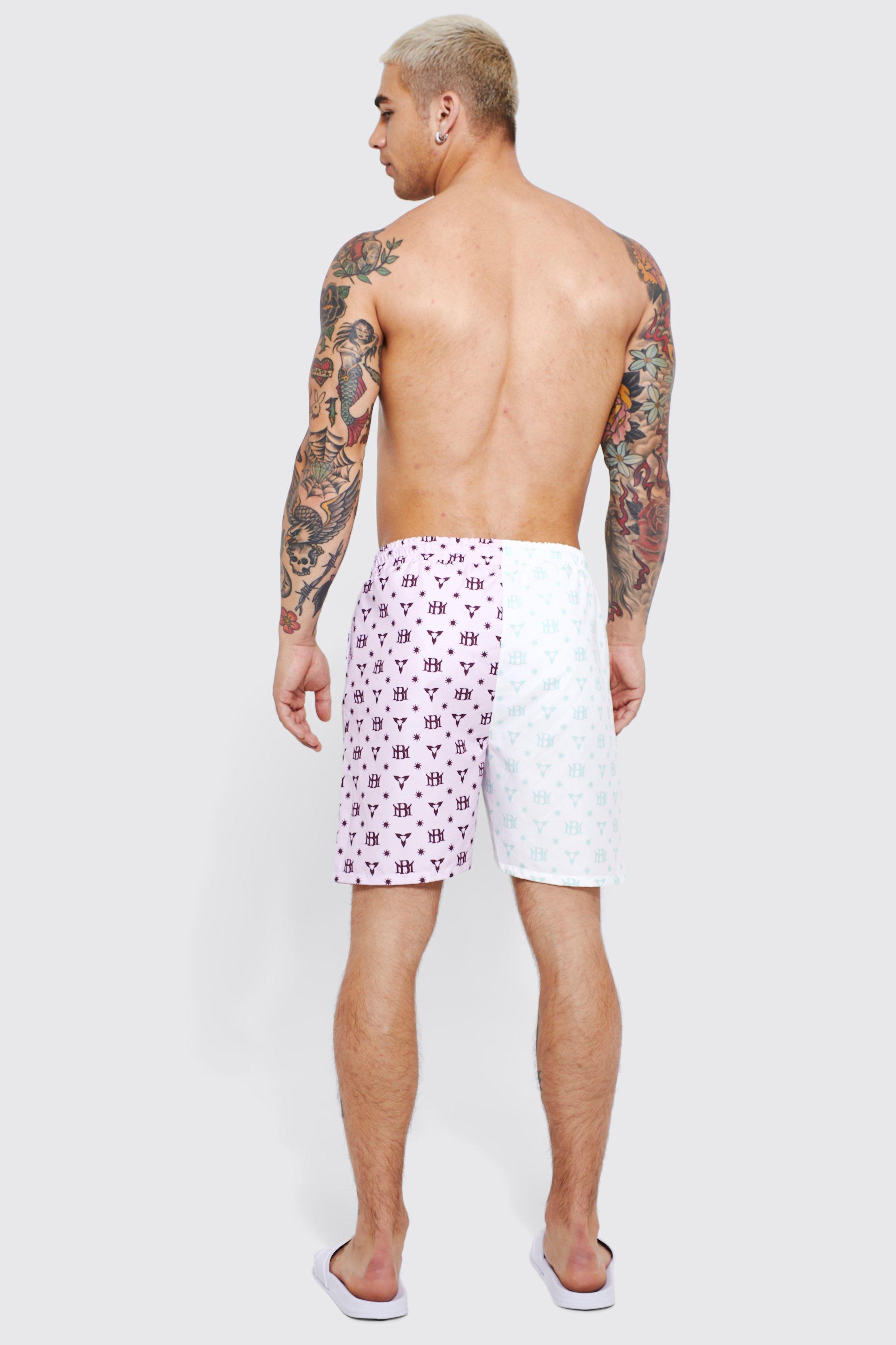 Boohoo mens deals swim shorts