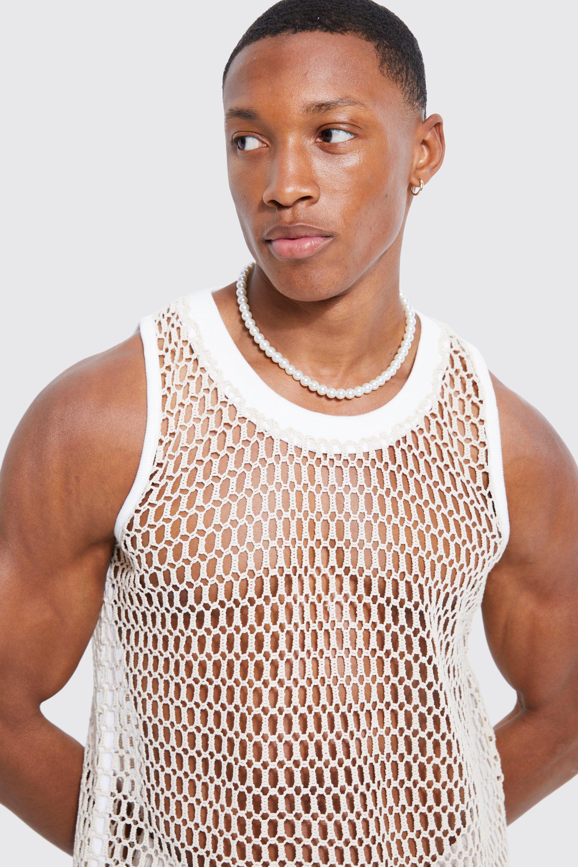 OPEN MESH TANK TOP