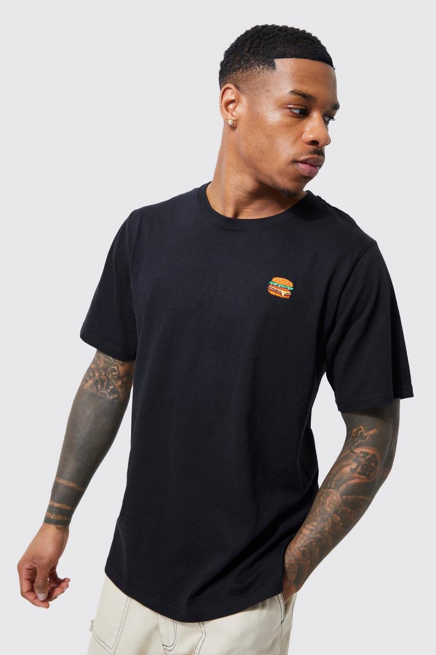 Carhartt homme  T-shirt à broderie noir