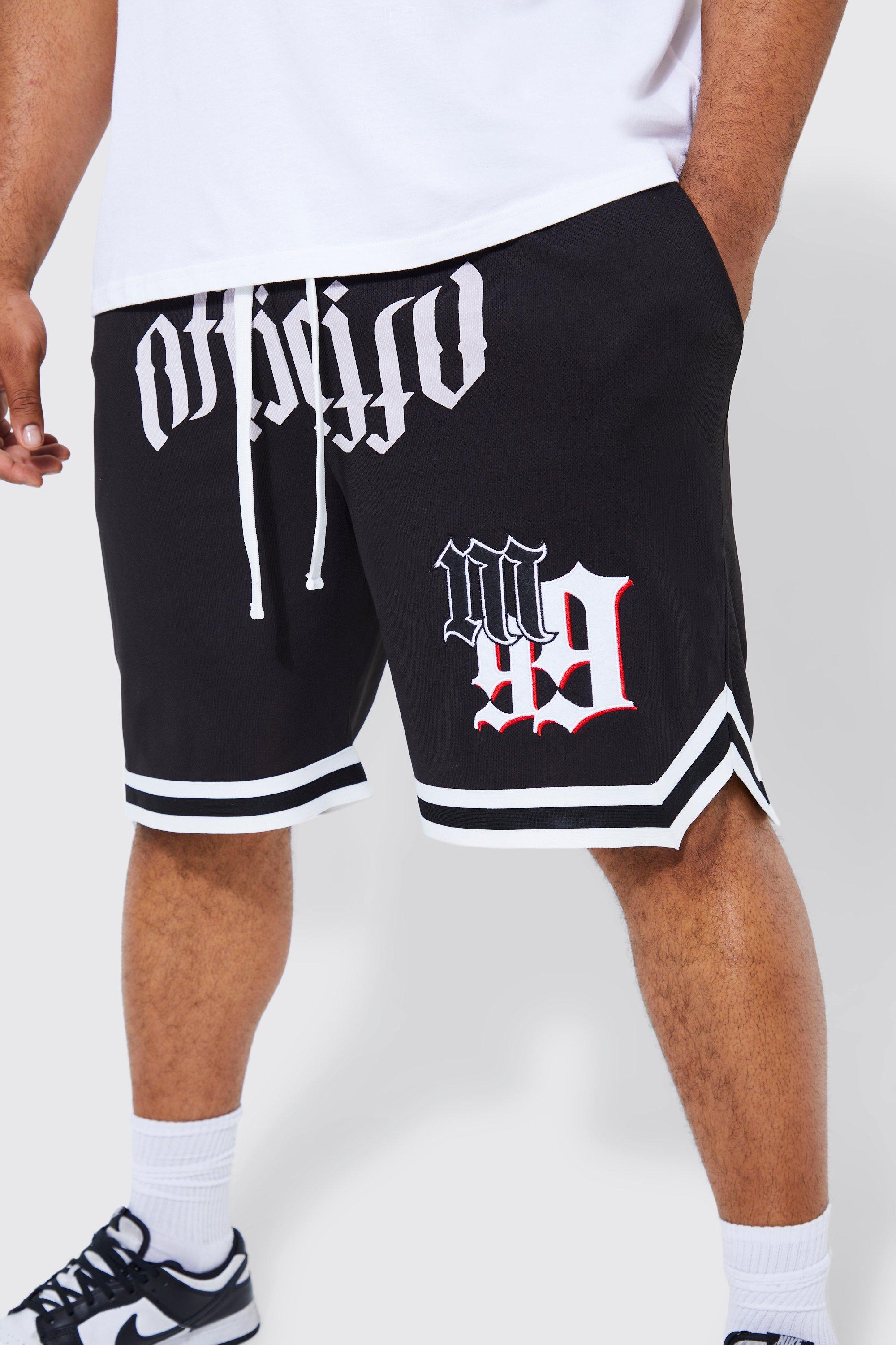 Gothic Applique Basketball Short