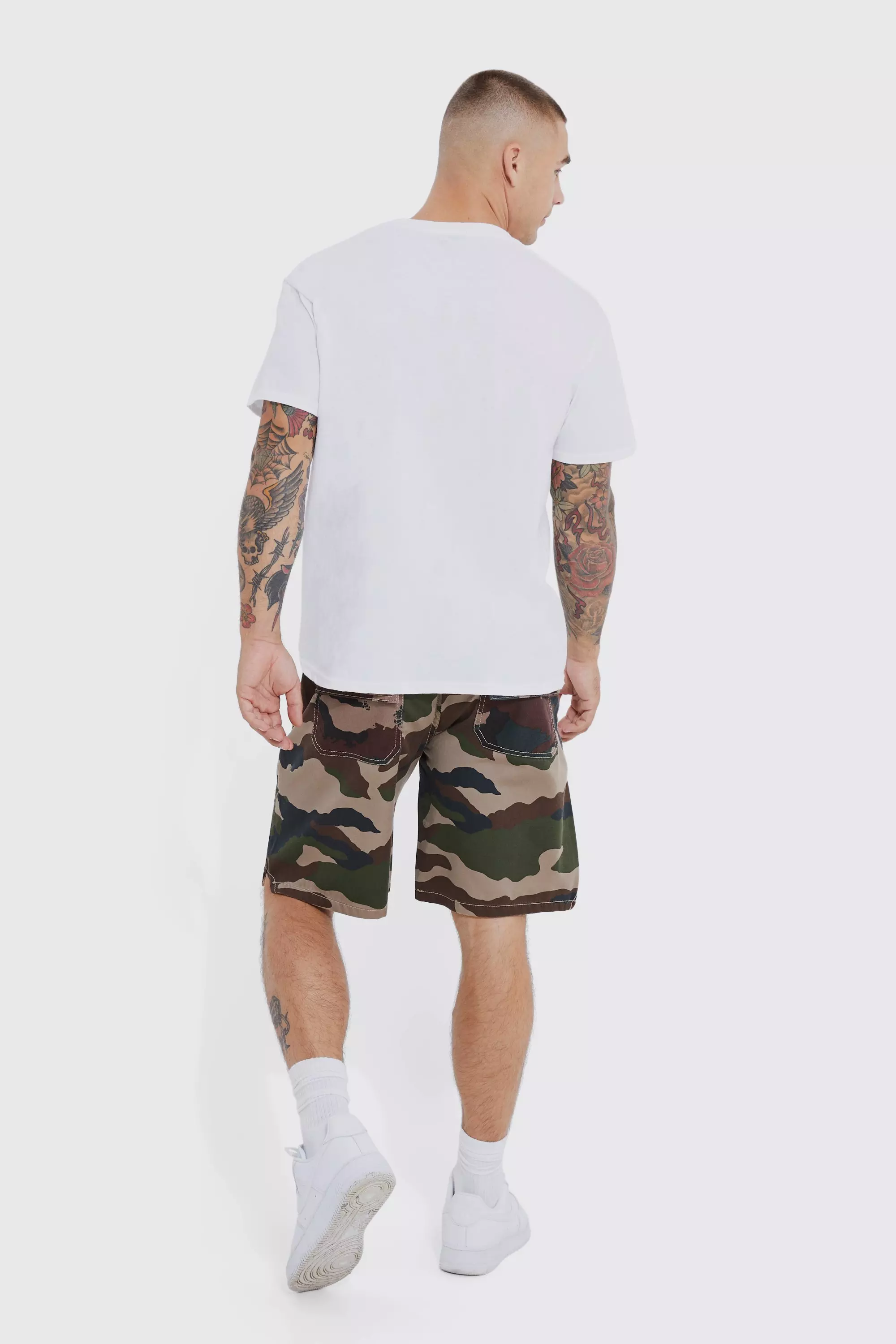 Vans best sale camo shorts