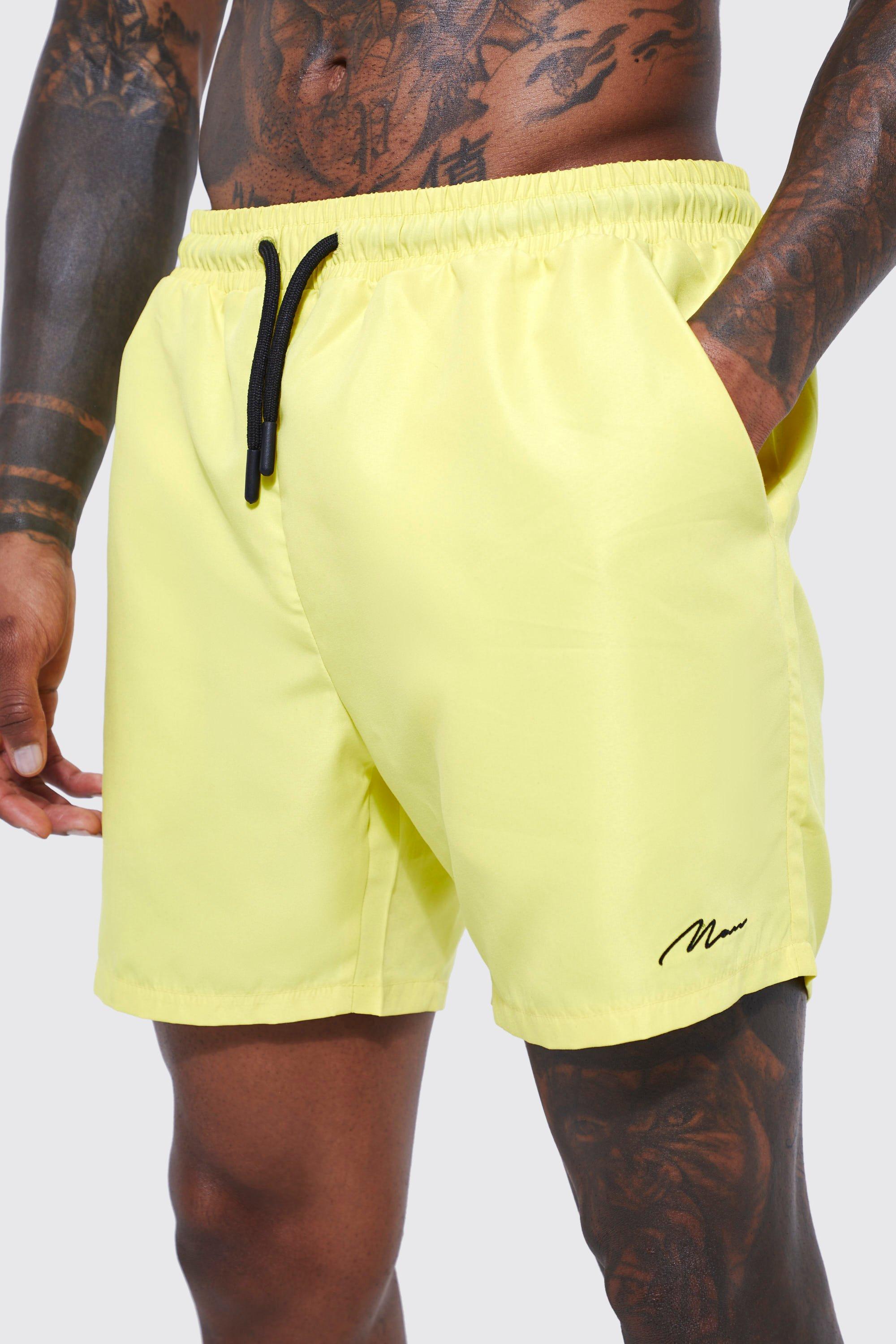 Mens swim shorts clearance boohoo