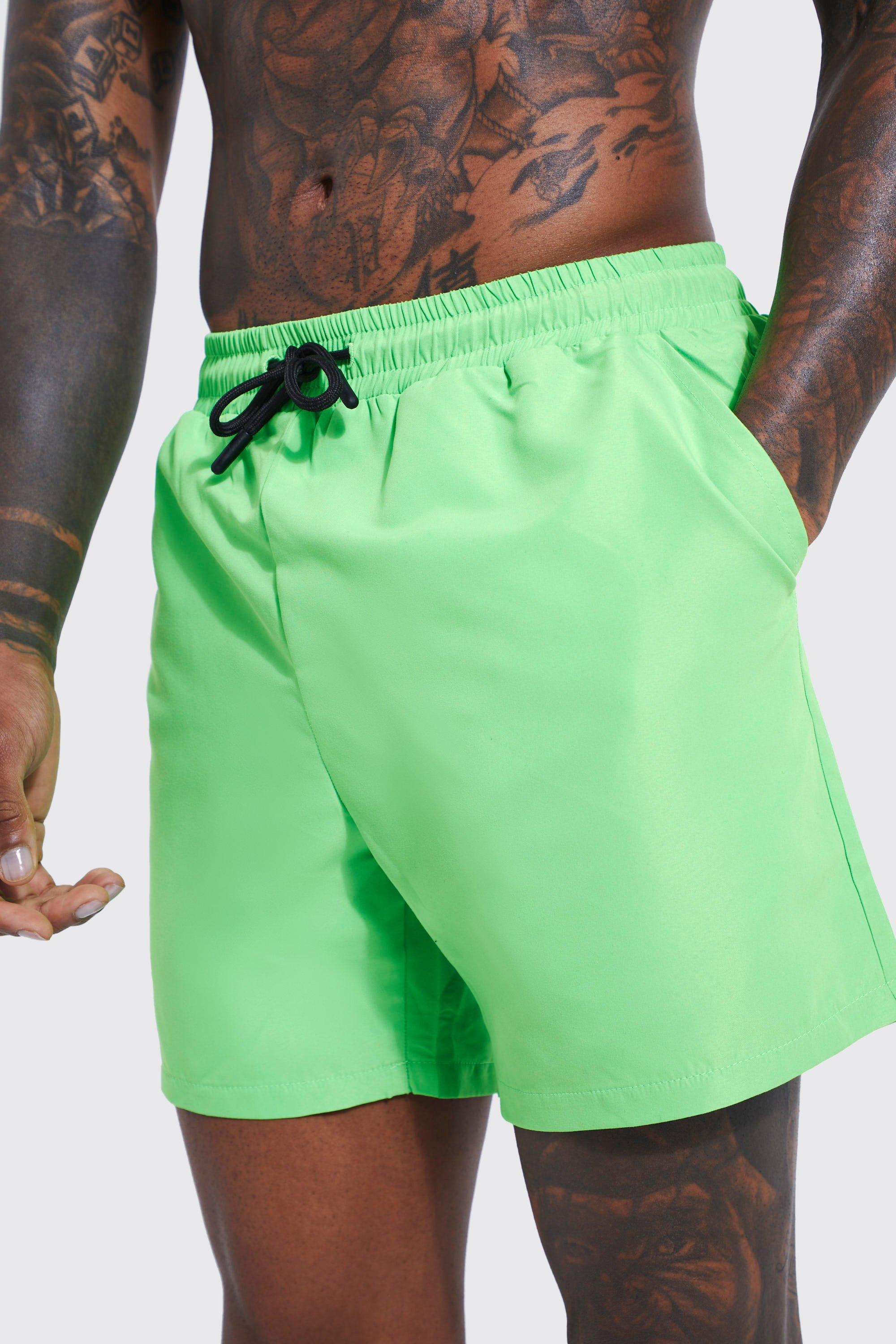 Neon store swim shorts