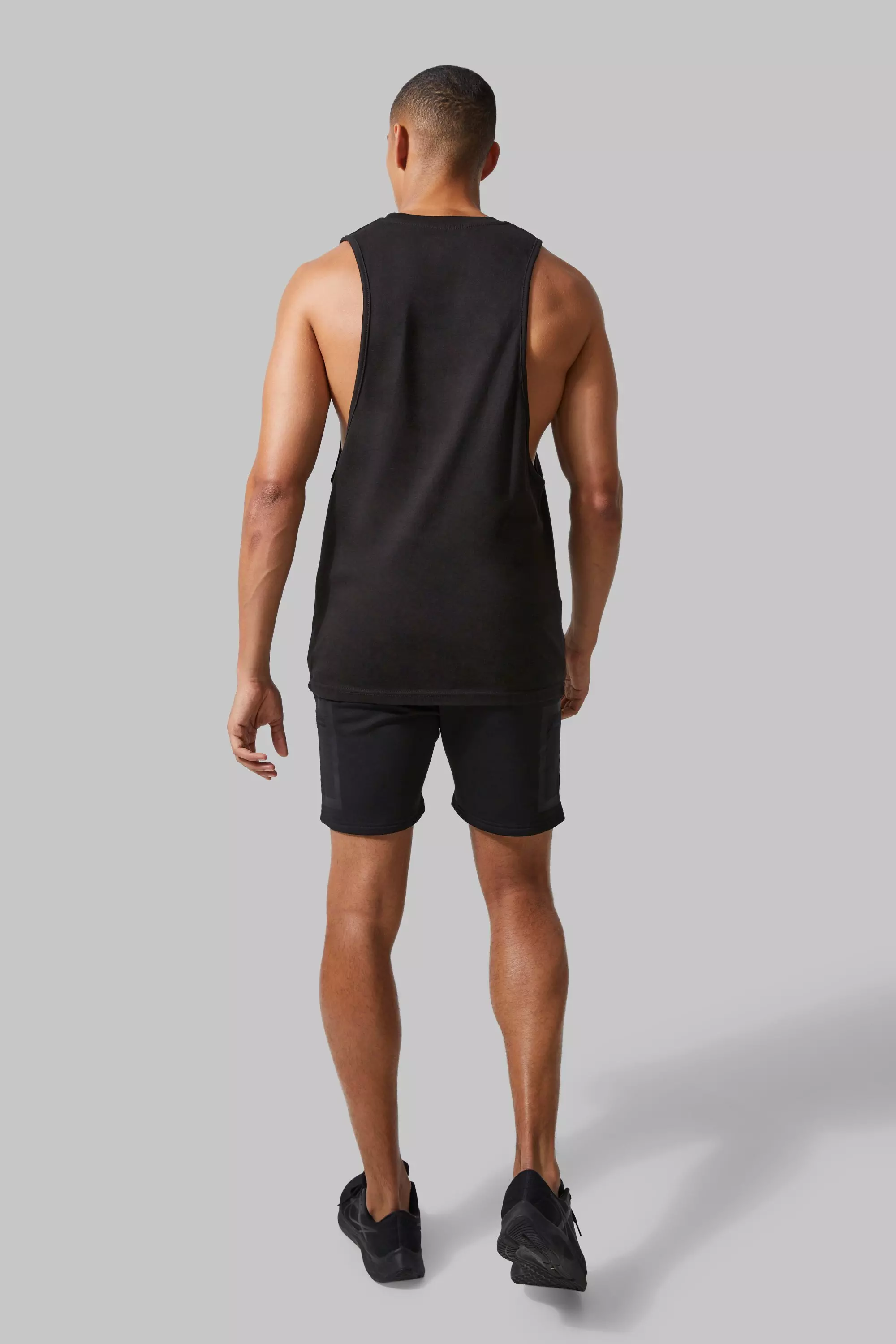 Deep cut hot sale gym tank